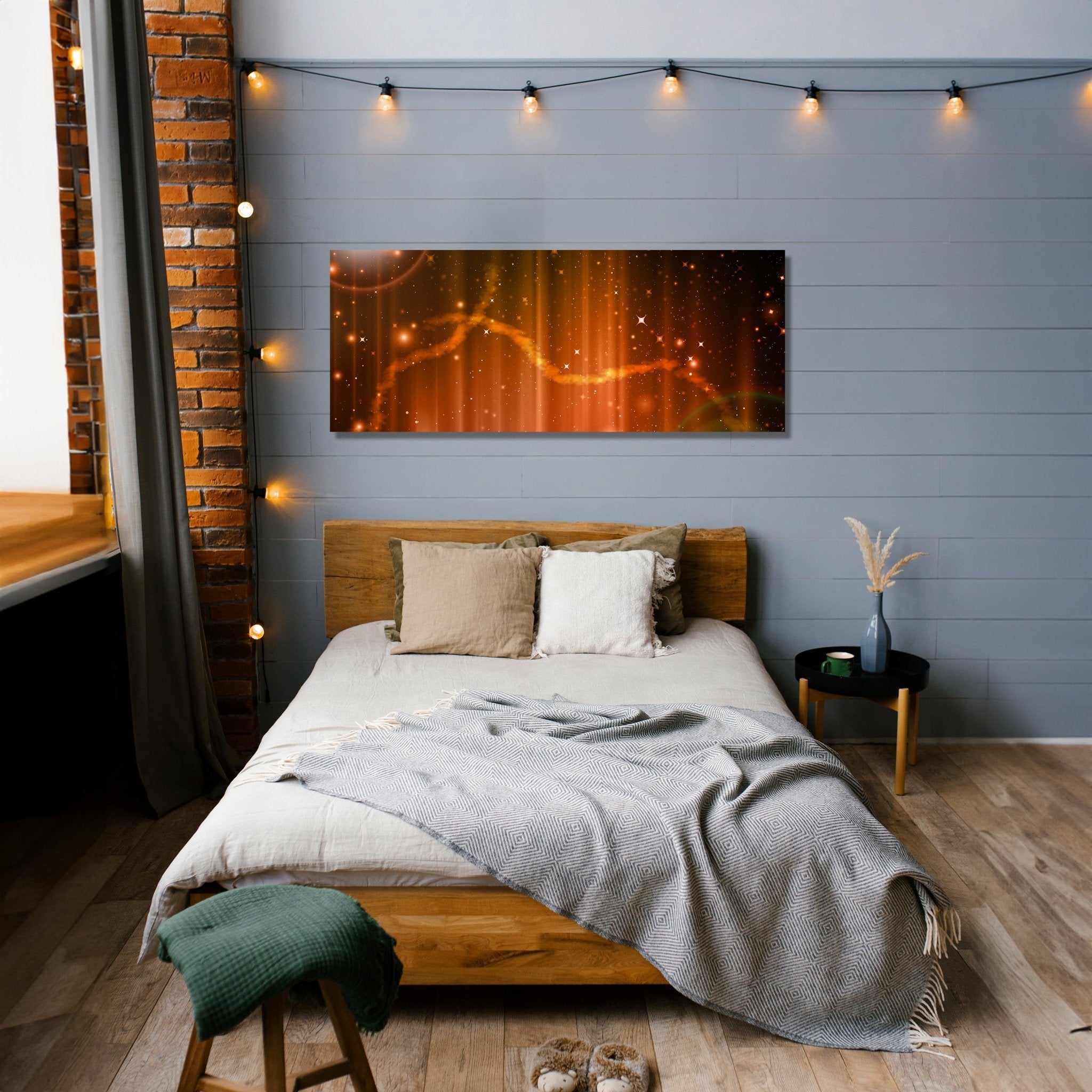 Leinwandbild Orangener Nebel M0477 kaufen - Bild 2 Leinwandbild Orangener Nebel M0477 kaufen - Bild 2