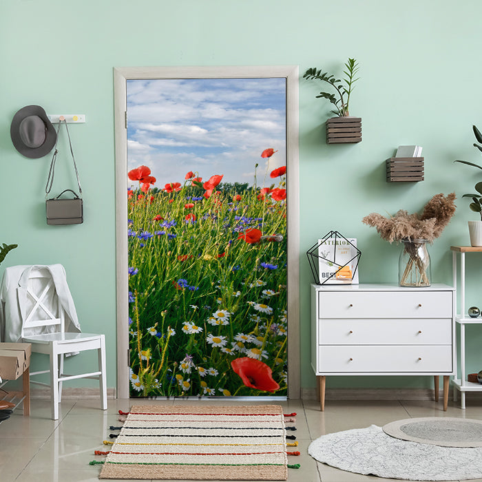 Türtapete Blumenwiese M0493 - Bild 1 Türtapete Blumenwiese M0493 - Bild 1