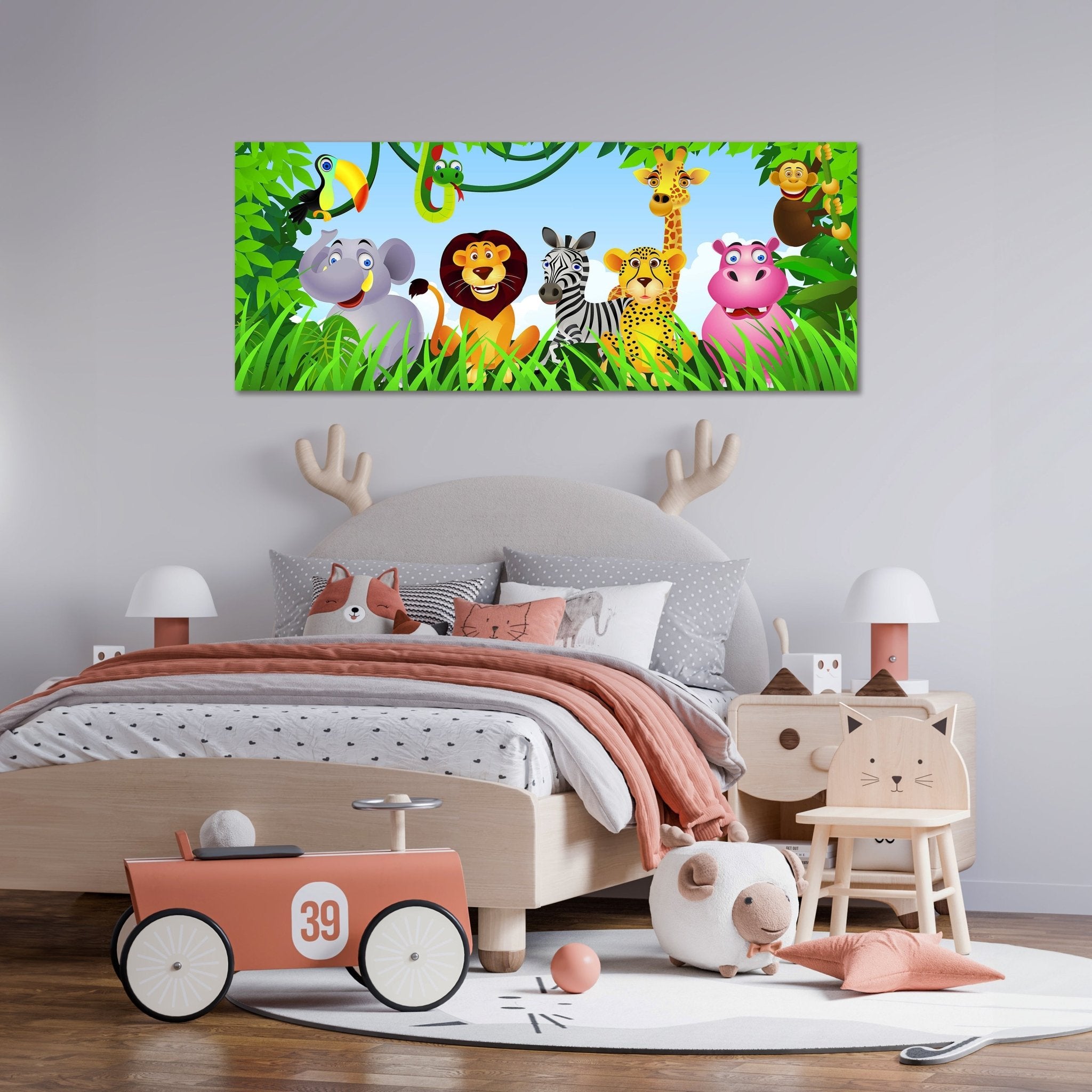 Leinwandbild Dschungelfreunde M0496 kaufen - Bild 2 Leinwandbild Dschungelfreunde M0496 kaufen - Bild 2