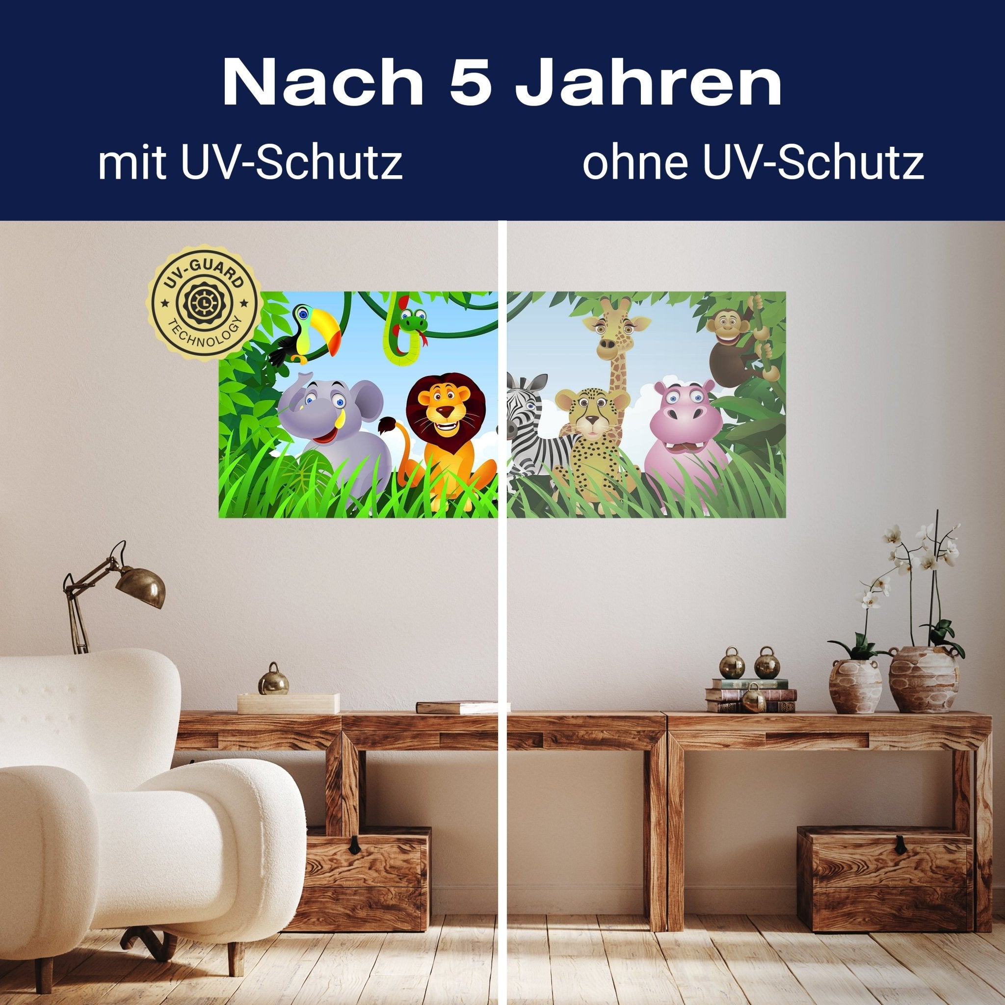 Leinwandbild Dschungelfreunde M0496 kaufen - Bild 9 Leinwandbild Dschungelfreunde M0496 kaufen - Bild 9