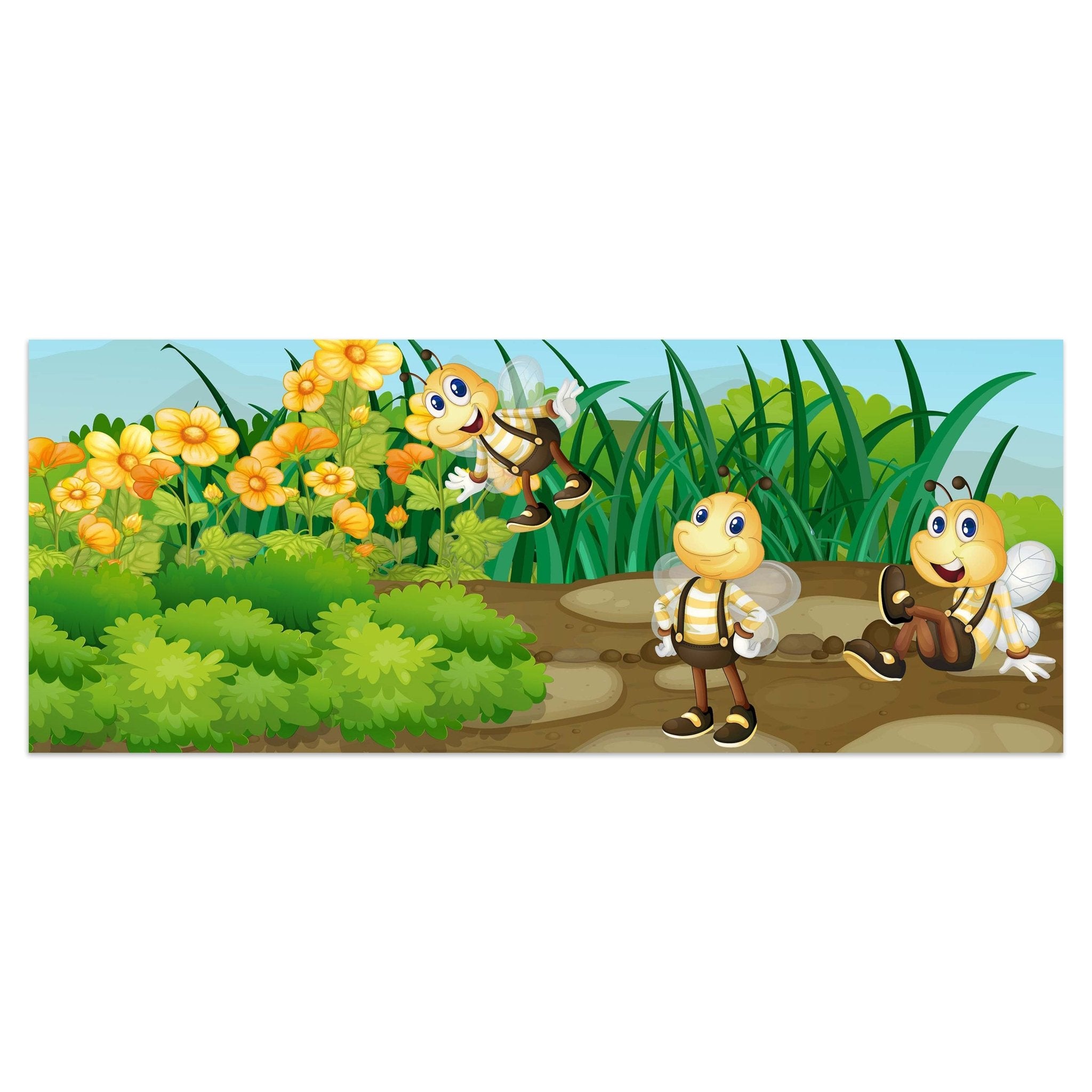 Leinwandbild Bienen im Garten M0498 kaufen - Bild 1 Leinwandbild Bienen im Garten M0498 kaufen - Bild 1