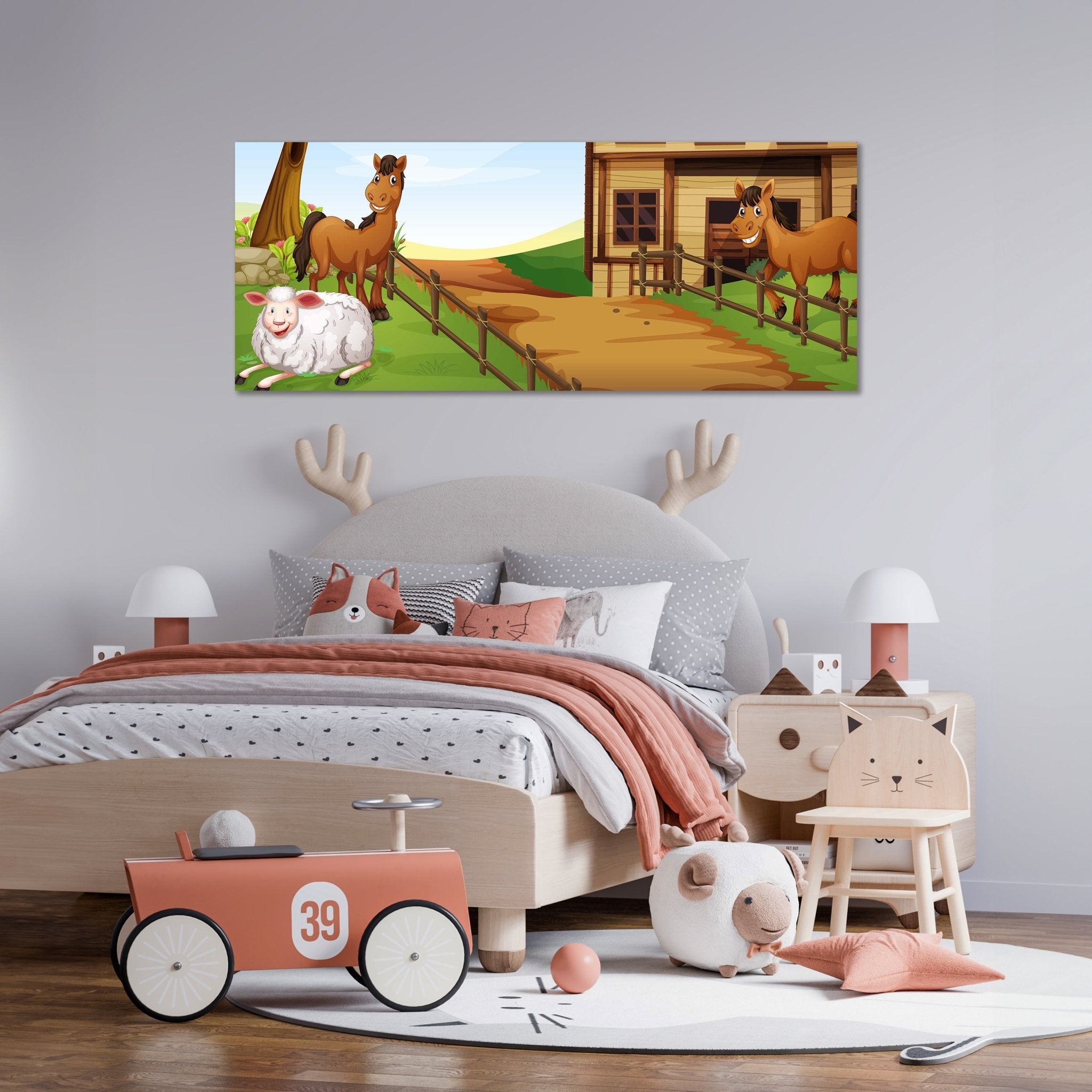 Leinwandbild Pferdefarm M0501 kaufen - Bild 2 Leinwandbild Pferdefarm M0501 kaufen - Bild 2