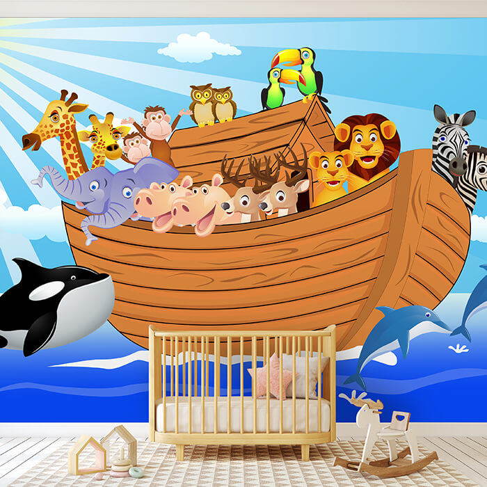 Fototapete Kinderzimmer Arche Noah M0503 - Bild 1 Fototapete Kinderzimmer Arche Noah M0503 - Bild 1