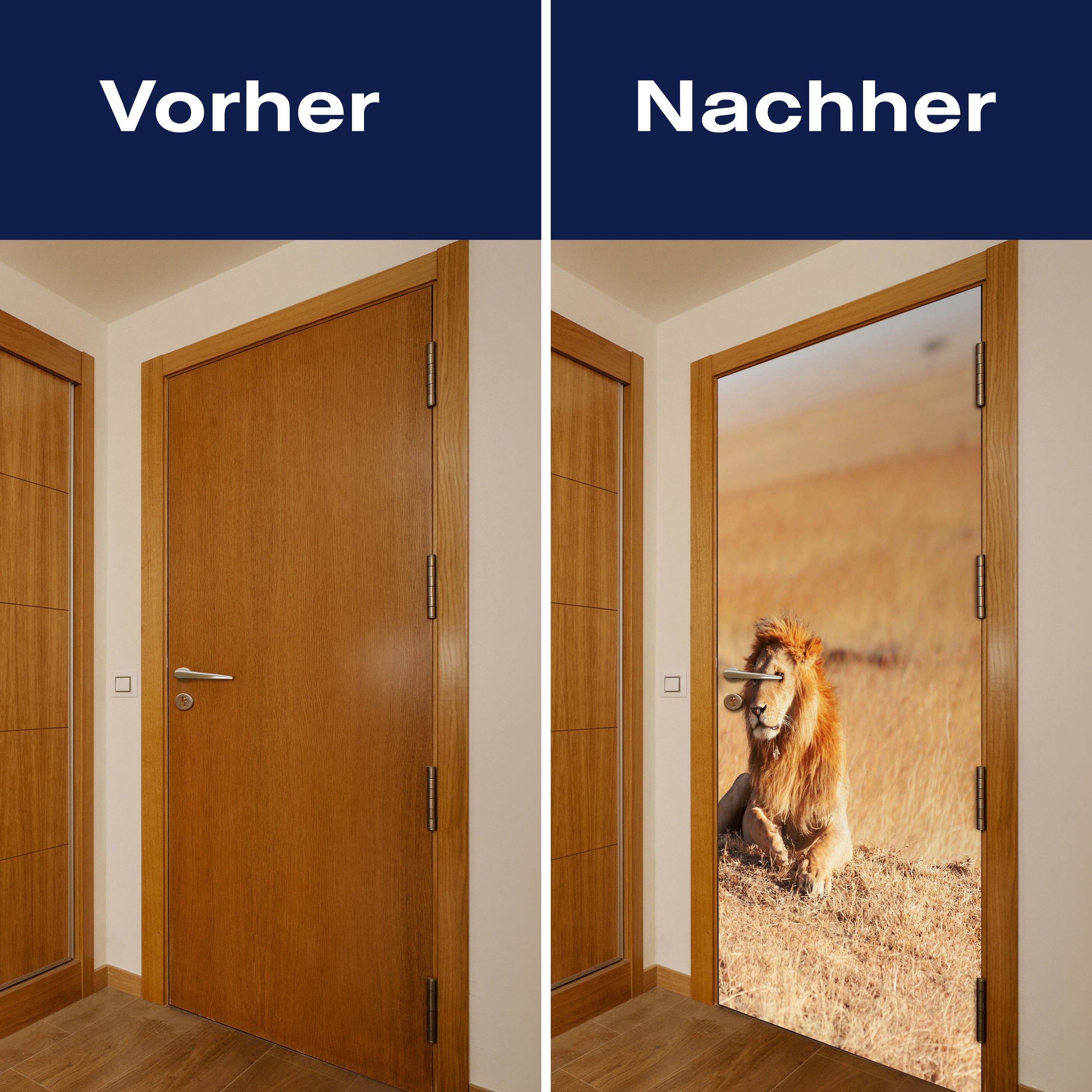 Türtapete König der Savanne M0515 - Bild 10 Türtapete König der Savanne M0515 - Bild 10