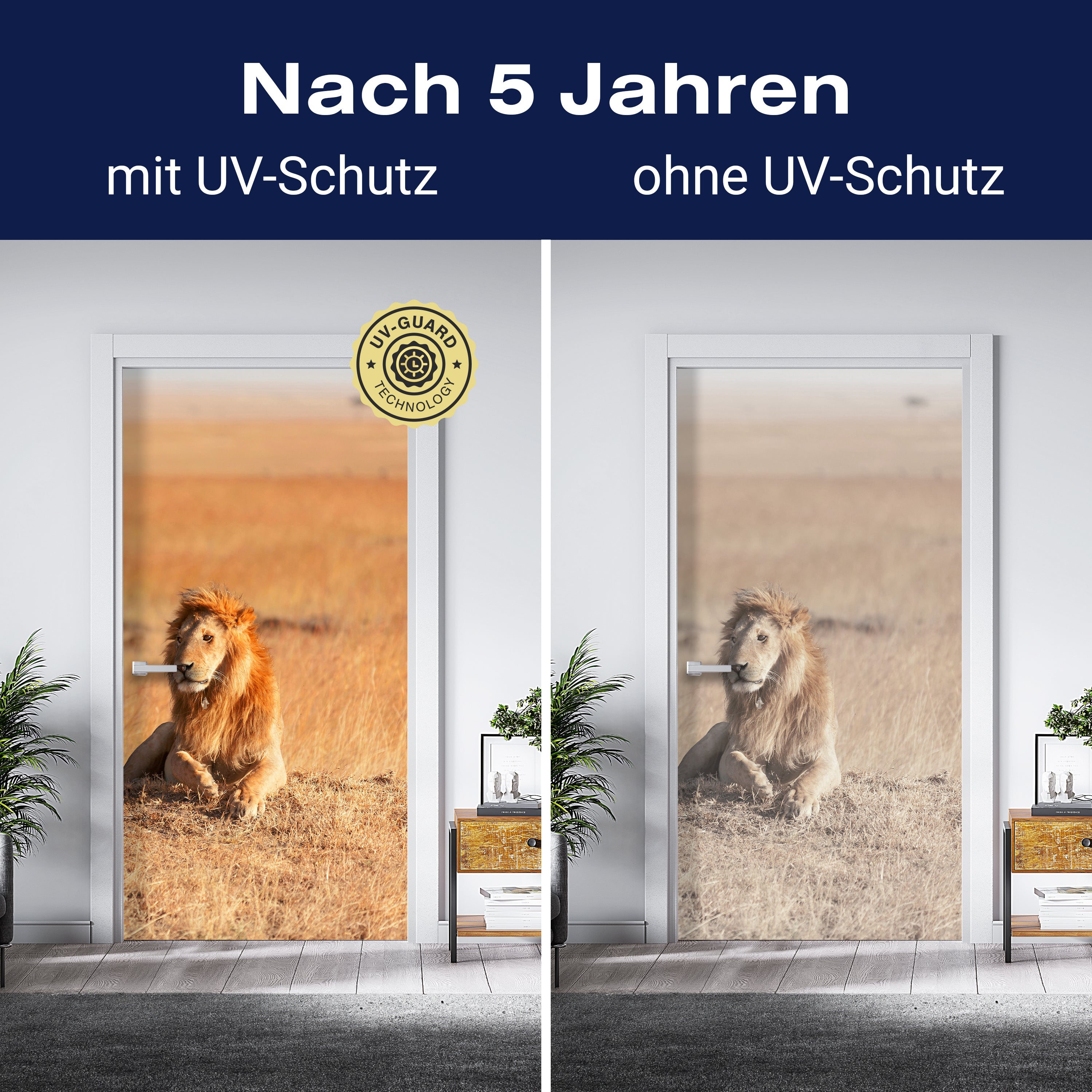 Türtapete König der Savanne M0515 - Bild 4 Türtapete König der Savanne M0515 - Bild 4