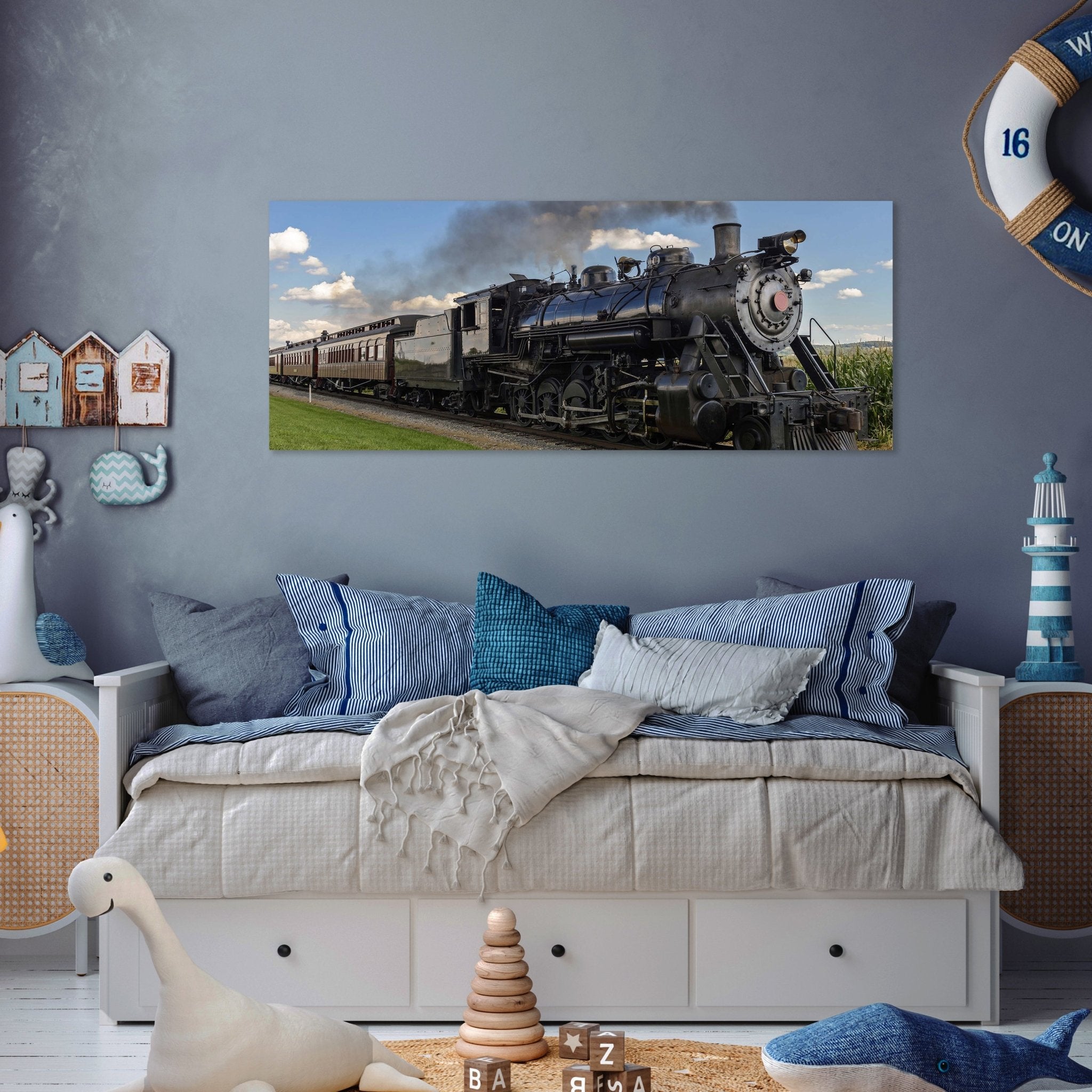 Leinwandbild Alte Dampflock M0516 kaufen - Bild 3 Leinwandbild Alte Dampflock M0516 kaufen - Bild 3