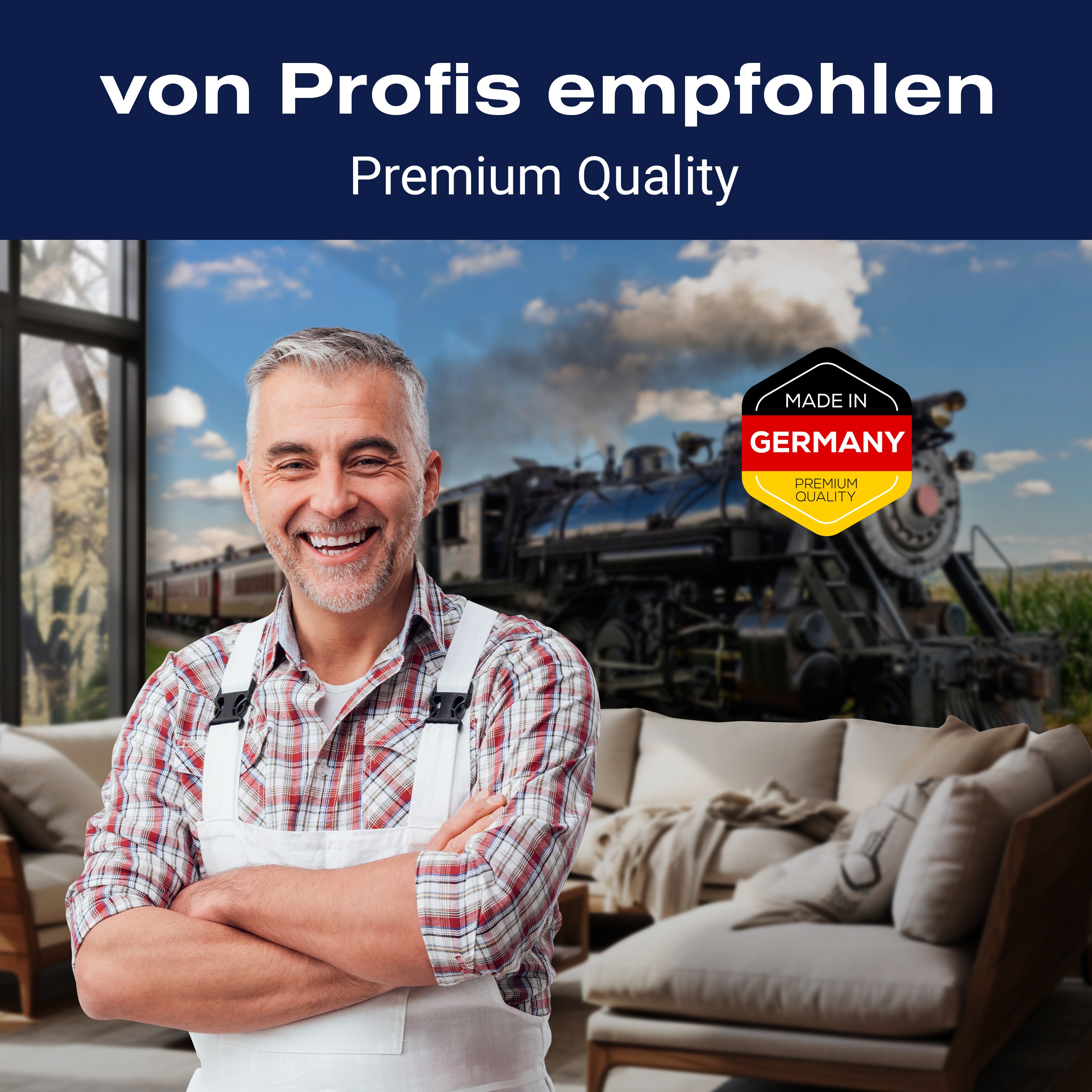 Fototapete Dampflok Lokomotive Rauch M0516 - Bild 5 Fototapete Dampflok Lokomotive Rauch M0516 - Bild 5