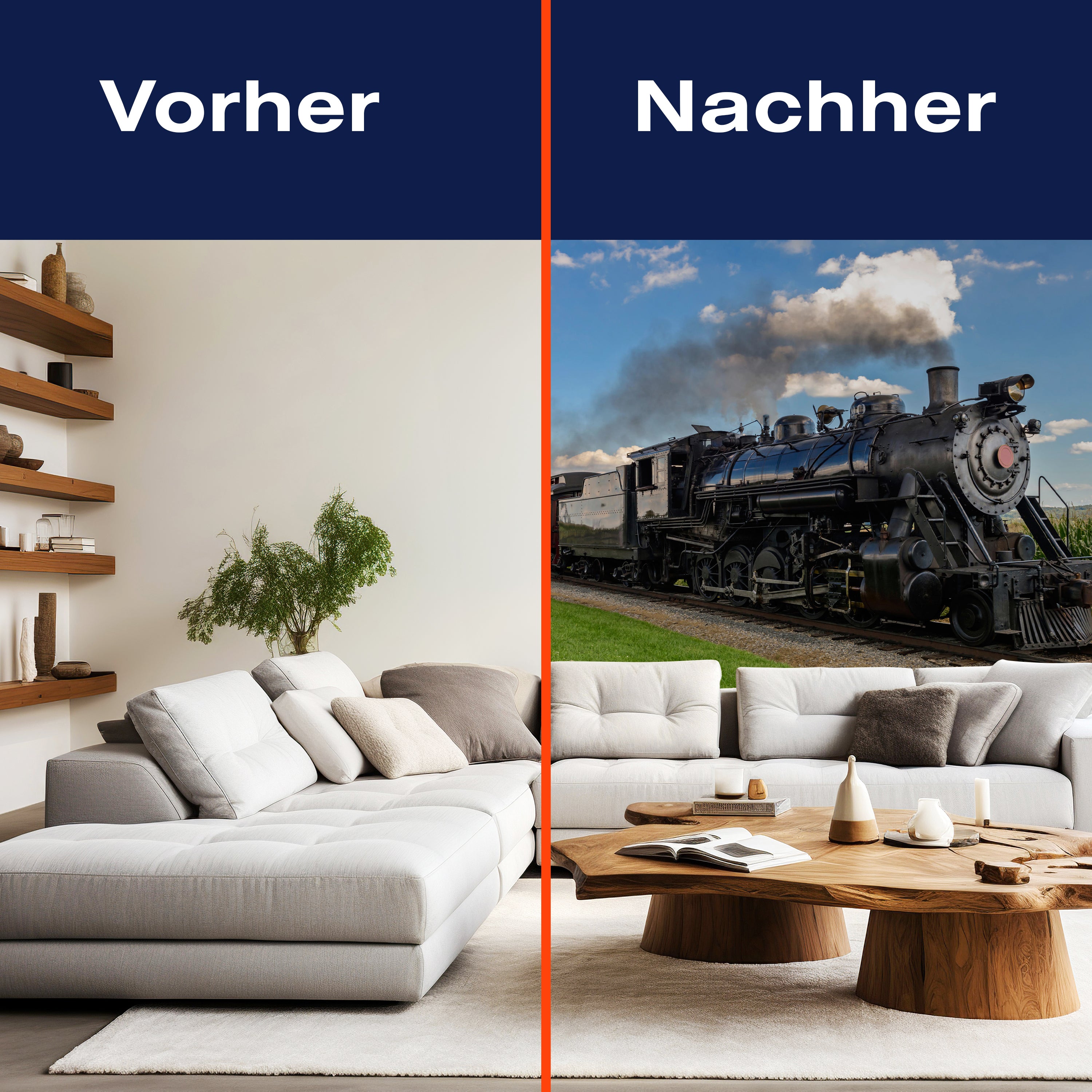 Fototapete Dampflok Lokomotive Rauch M0516 - Bild 9 Fototapete Dampflok Lokomotive Rauch M0516 - Bild 9