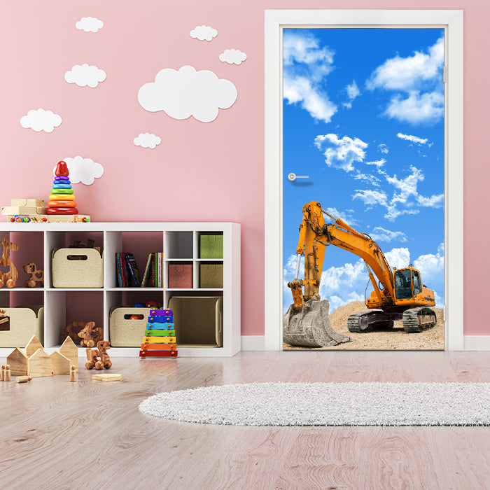 Türtapete Bagger M0520 - Bild 1 Türtapete Bagger M0520 - Bild 1