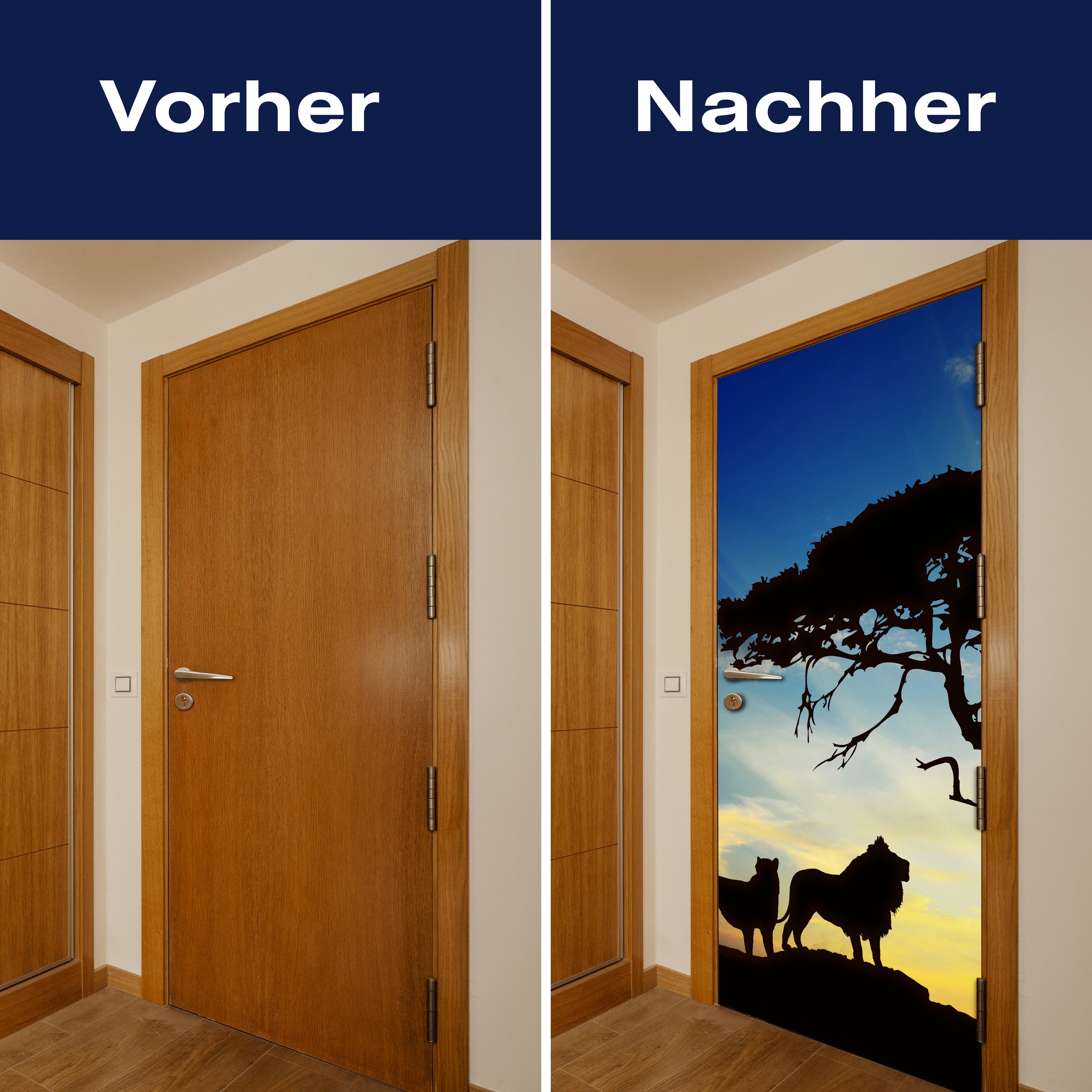 Türtapete Afrikanische Schatten M0521 - Bild 10 Türtapete Afrikanische Schatten M0521 - Bild 10