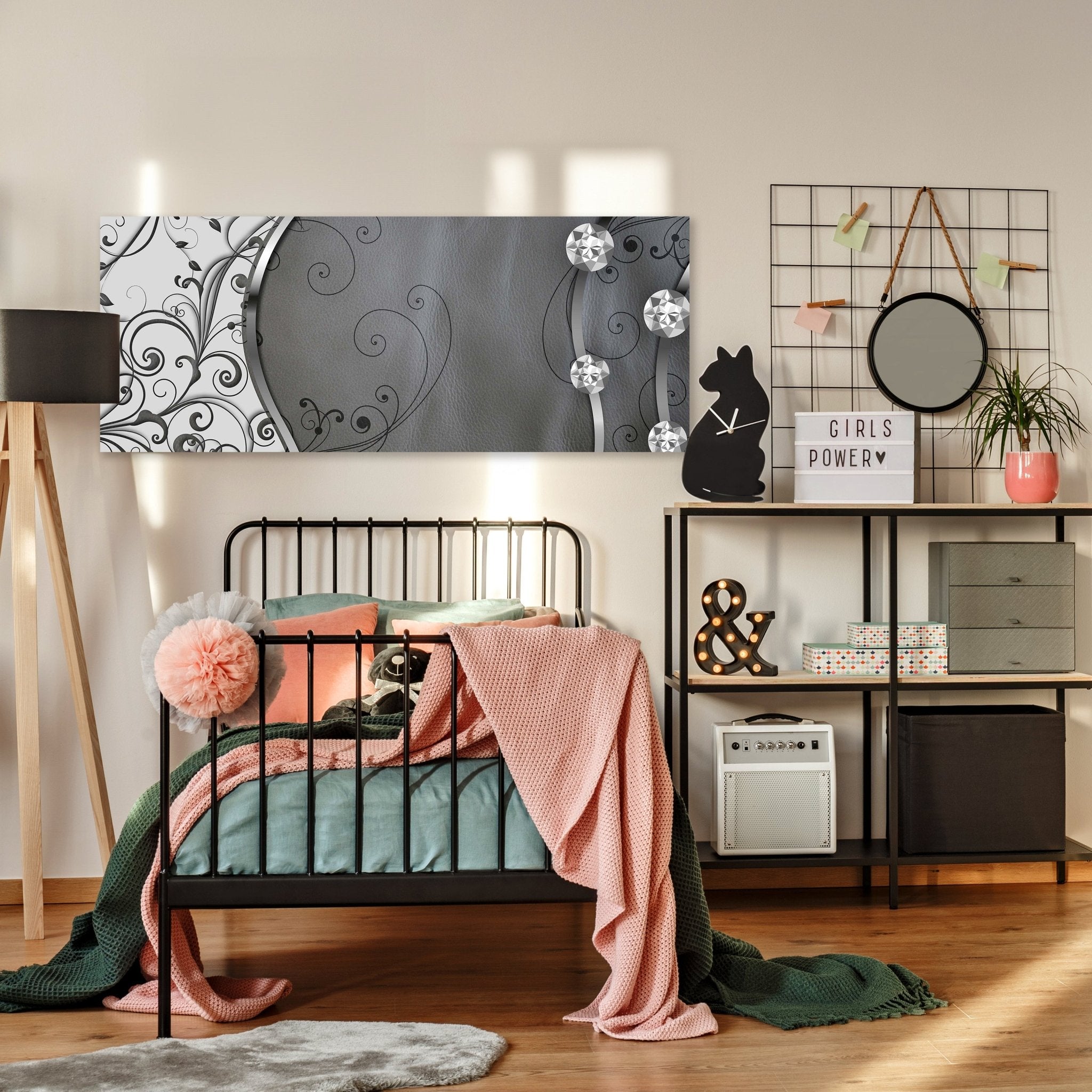 Leinwandbild Leder Diamant abstrakt M0525 kaufen - Bild 3 Leinwandbild Leder Diamant abstrakt M0525 kaufen - Bild 3