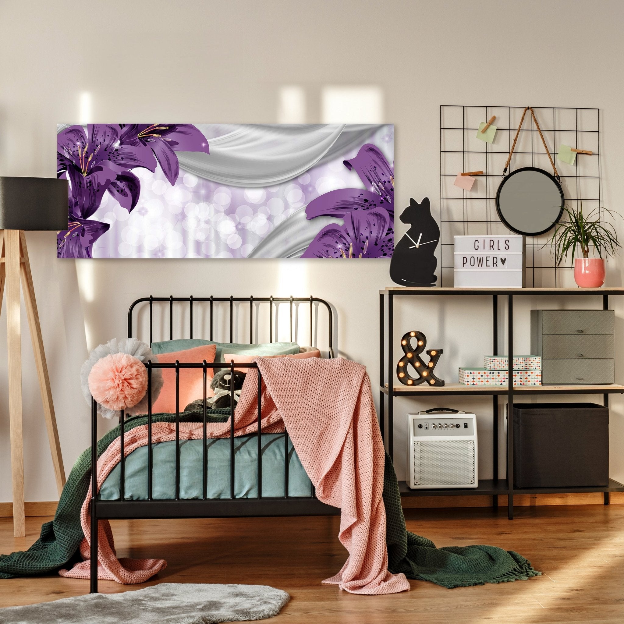 Leinwandbild Lilie Lila abstrakt M0526 kaufen - Bild 3 Leinwandbild Lilie Lila abstrakt M0526 kaufen - Bild 3