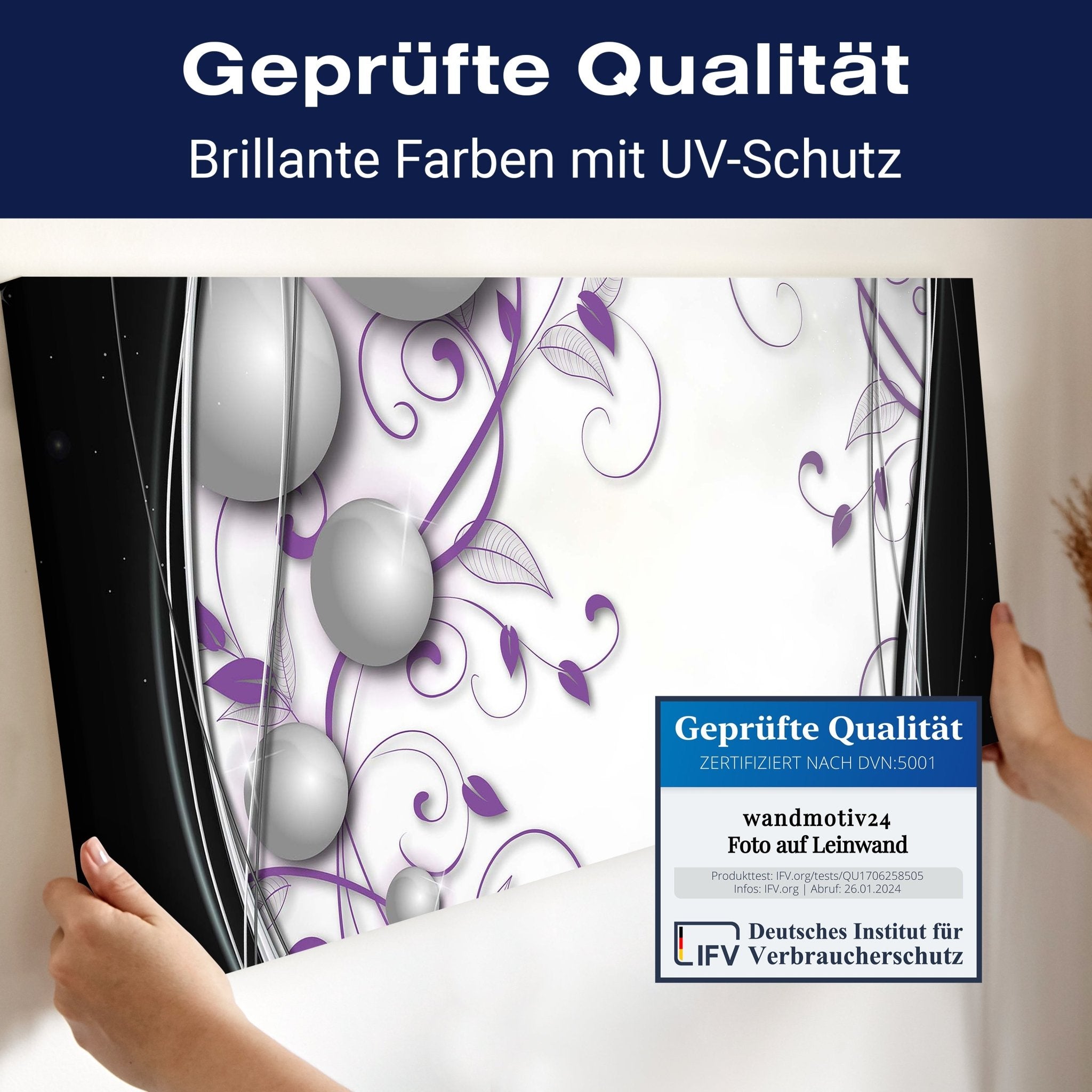 Leinwandbild elegante Kugeln abstrakt M0527 kaufen - Bild 4 Leinwandbild elegante Kugeln abstrakt M0527 kaufen - Bild 4