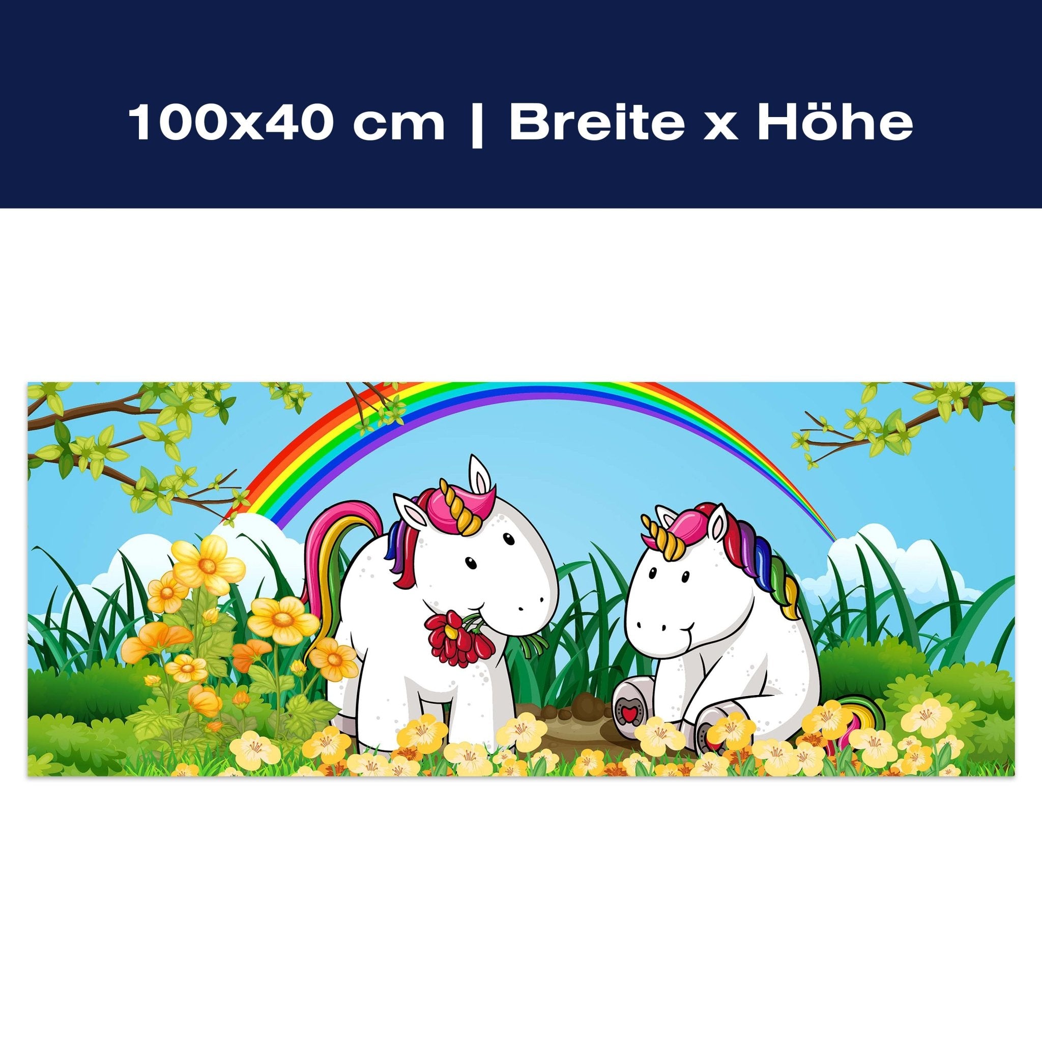 Leinwandbild Einhörner M0529 Leinwandbild Einhörner M0529