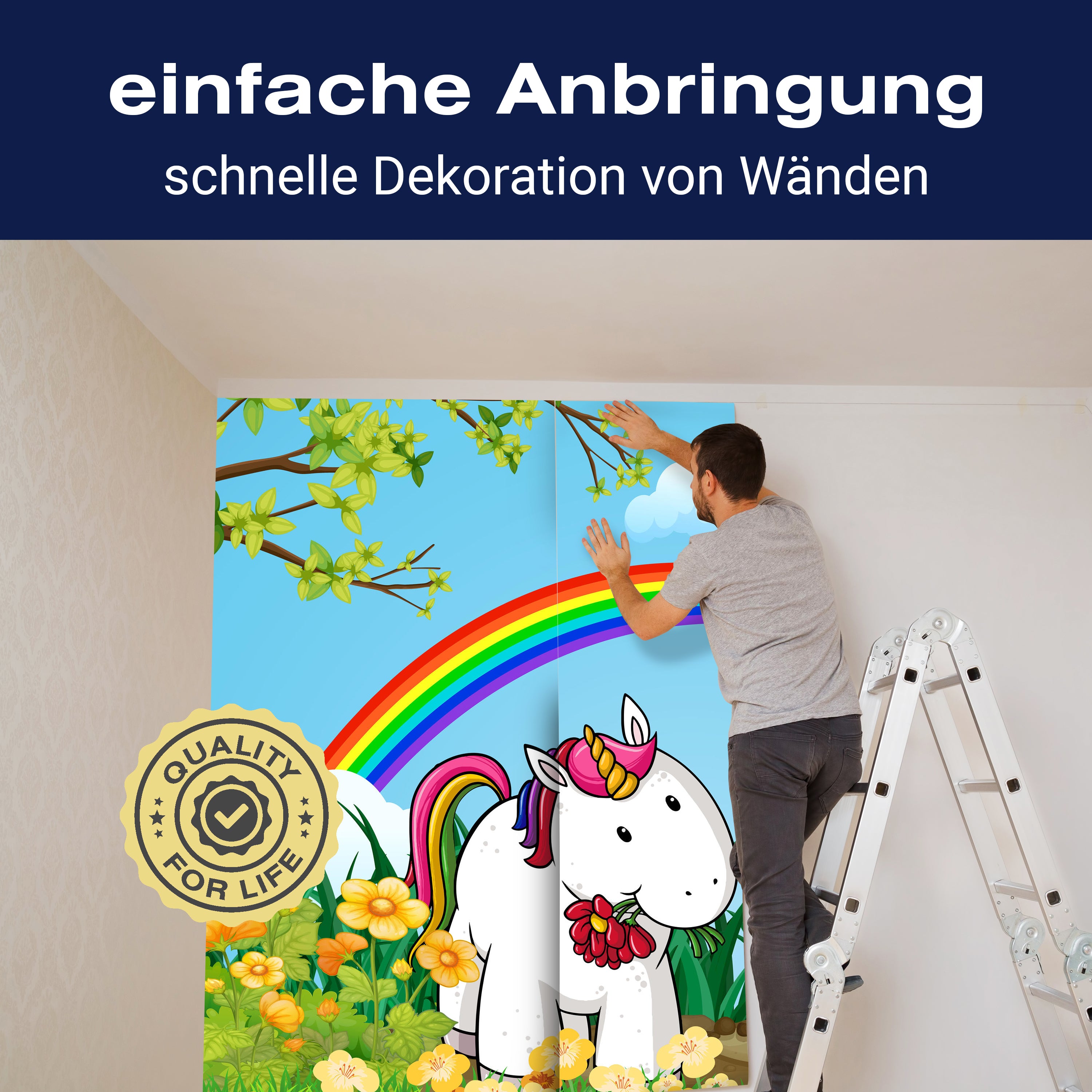 Fototapete Einhörner M0529 - Bild 3 Fototapete Einhörner M0529 - Bild 3