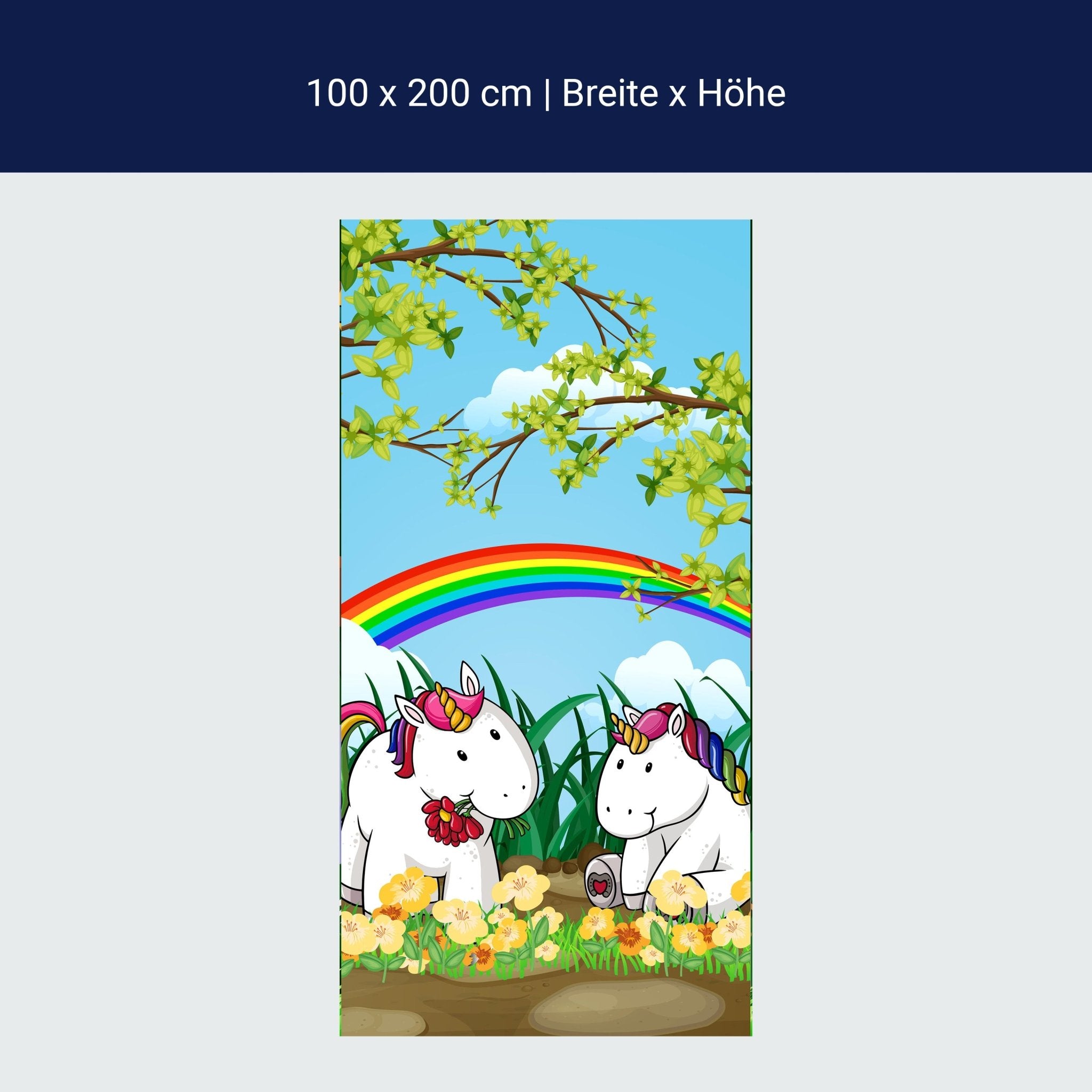 Türtapete Einhörner M0529 Türtapete Einhörner M0529