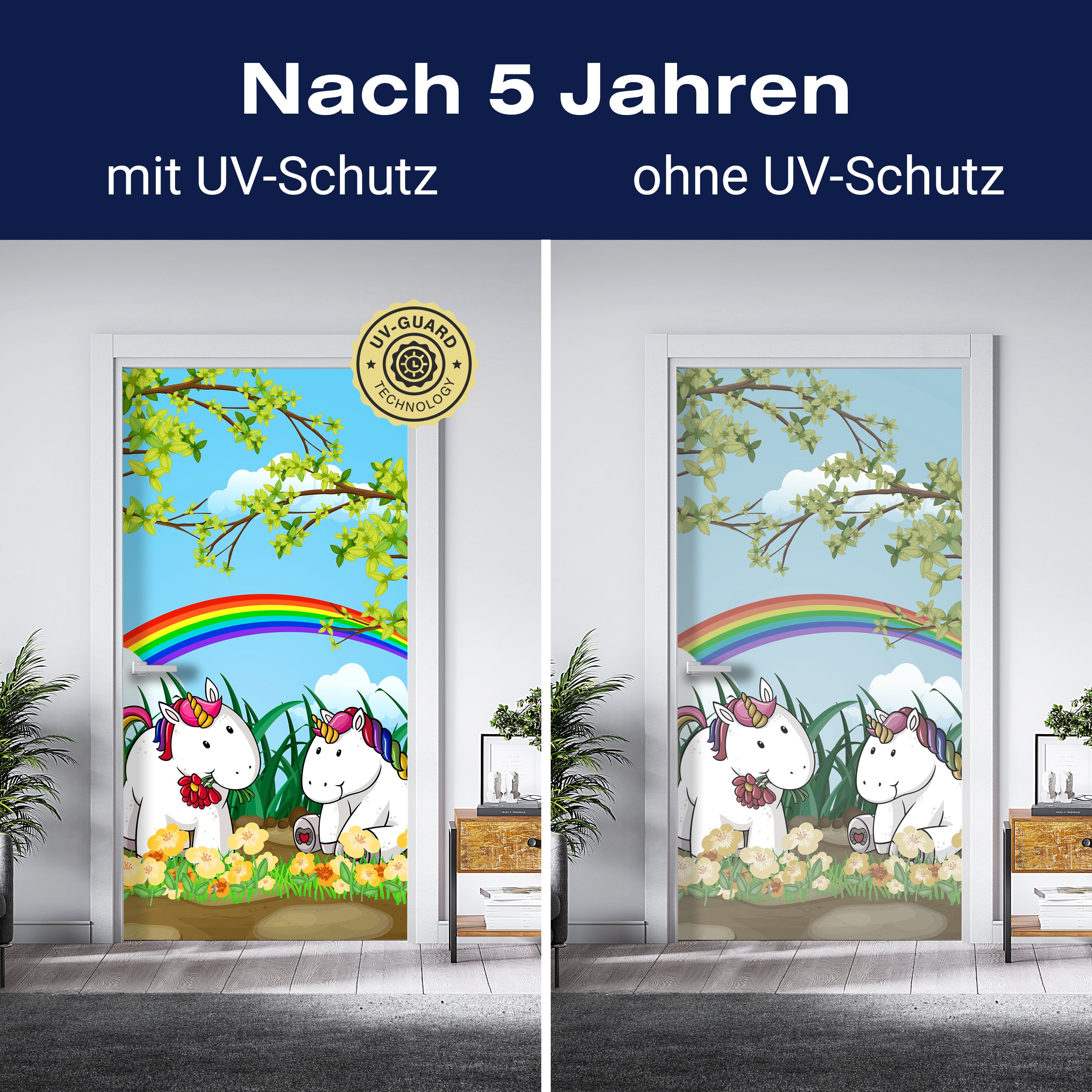 Türtapete Einhörner M0529 - Bild 4 Türtapete Einhörner M0529 - Bild 4