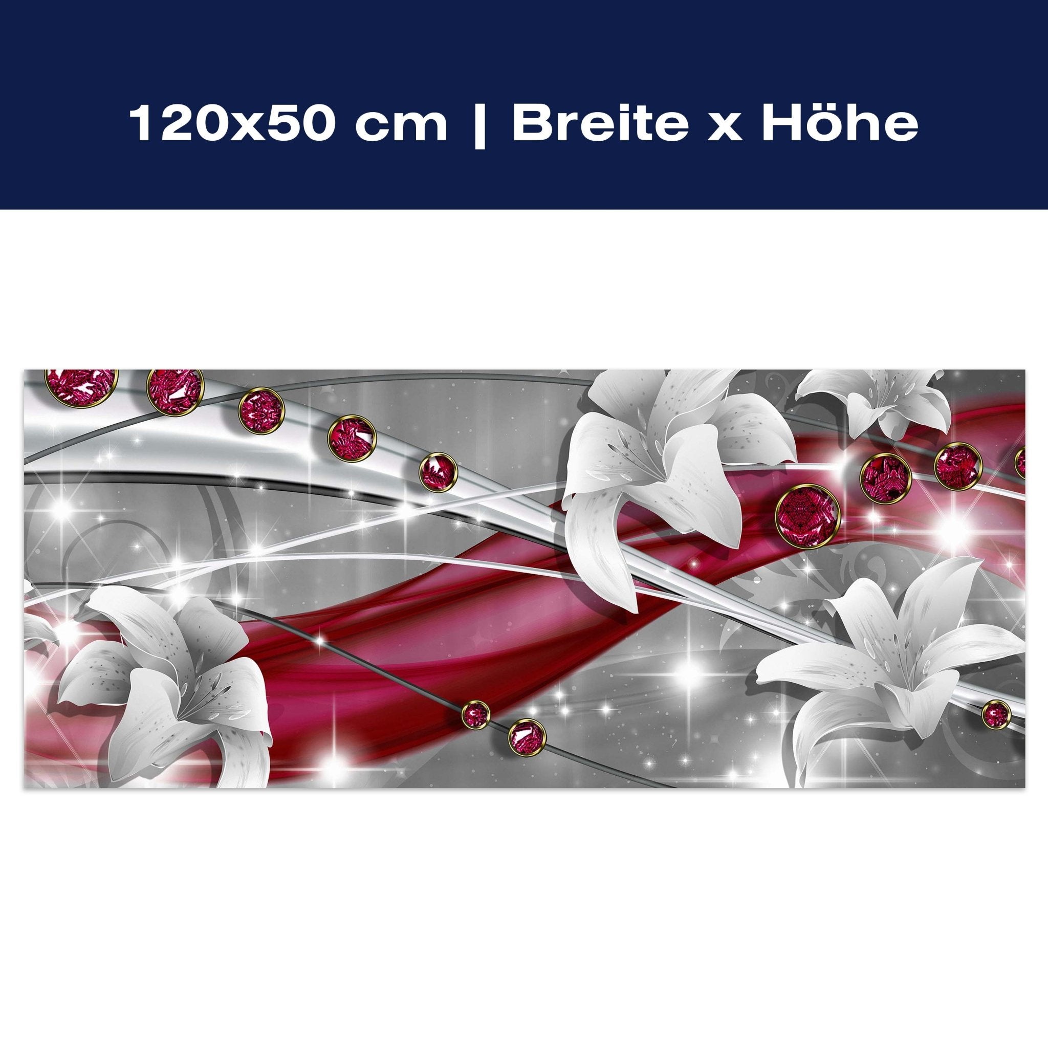 Leinwandbild Abstrakt Diamant Lilie M0530 Leinwandbild Abstrakt Diamant Lilie M0530