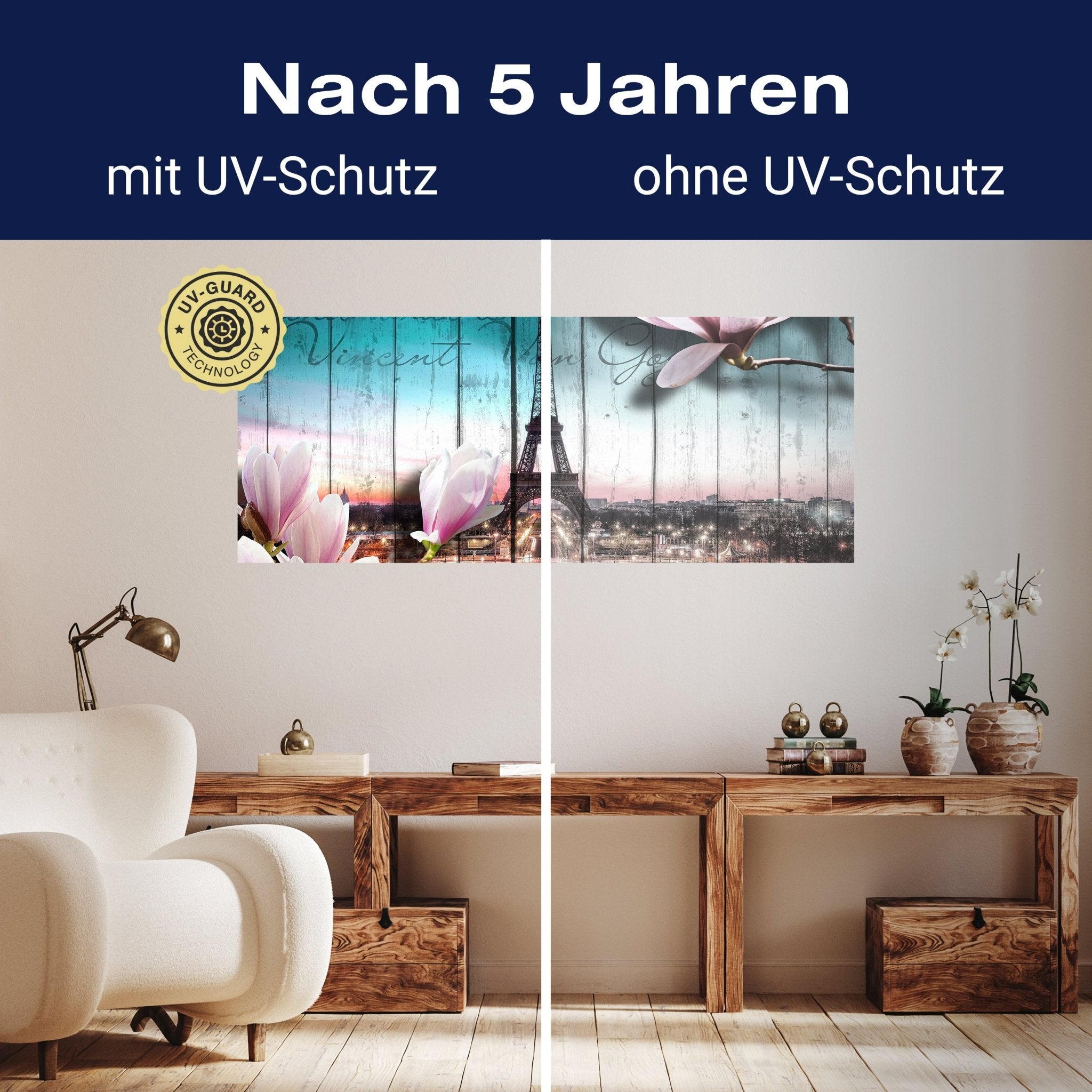 Leinwandbild Holz Blüten Paris Eiffelturm M0543 kaufen - Bild 9 Leinwandbild Holz Blüten Paris Eiffelturm M0543 kaufen - Bild 9