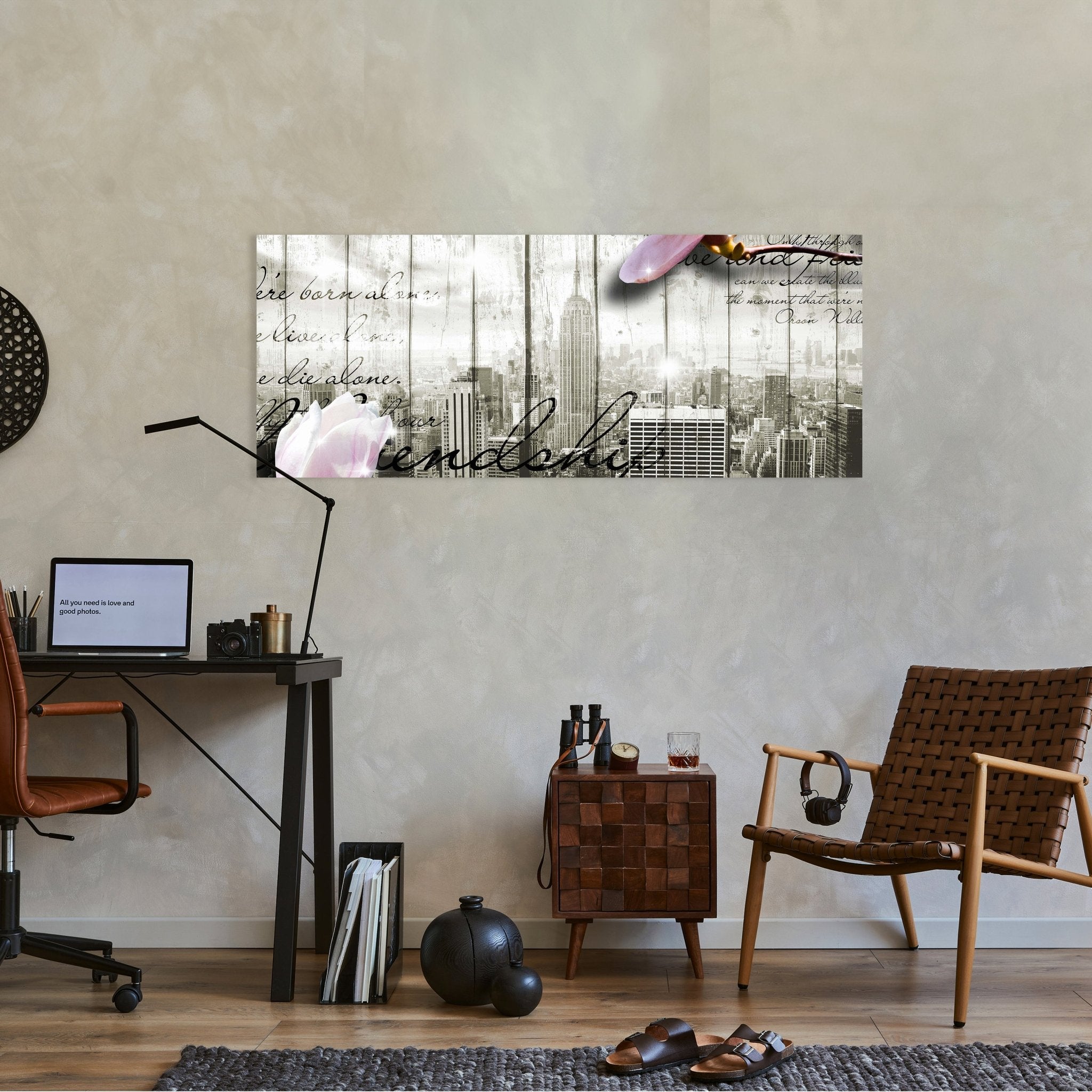 Leinwandbild Style New York Blüten M0546 kaufen - Bild 2 Leinwandbild Style New York Blüten M0546 kaufen - Bild 2