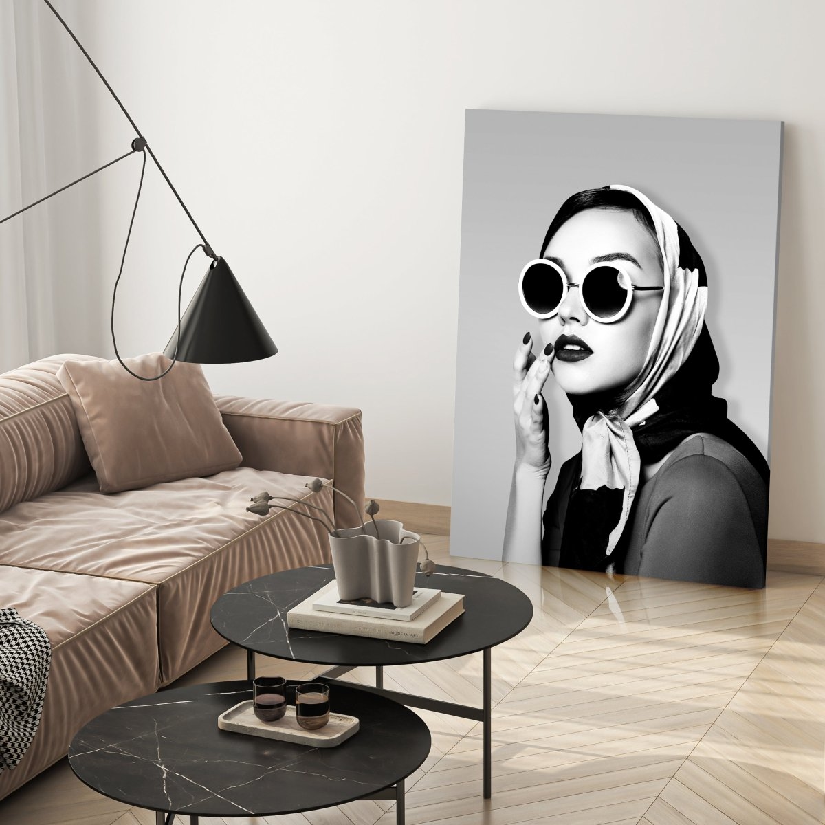 Leinwandbild Models, Schwarz-Weiß M0546 kaufen - Bild 3 Leinwandbild Models, Schwarz-Weiß M0546 kaufen - Bild 3