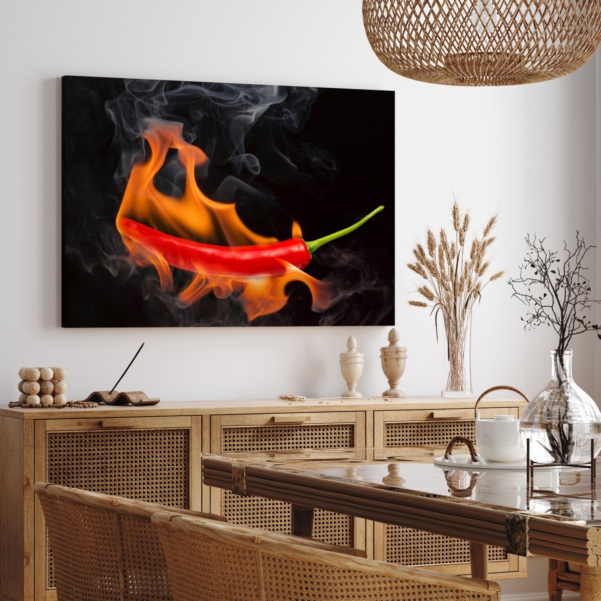 Leinwandbild Essen und Trinken, Chili M0551 kaufen - Bild 3 Leinwandbild Essen und Trinken, Chili M0551 kaufen - Bild 3