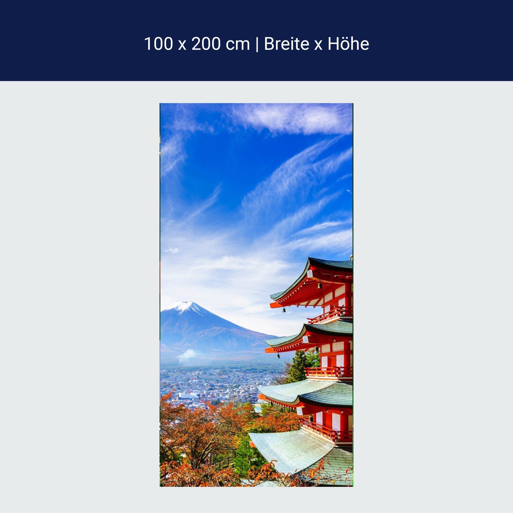 Türtapete Mount Fuji-Chureito Pagoda M0552 Türtapete Mount Fuji-Chureito Pagoda M0552