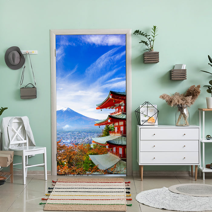 Türtapete Mount Fuji-Chureito Pagoda M0552 - Bild 1 Türtapete Mount Fuji-Chureito Pagoda M0552 - Bild 1