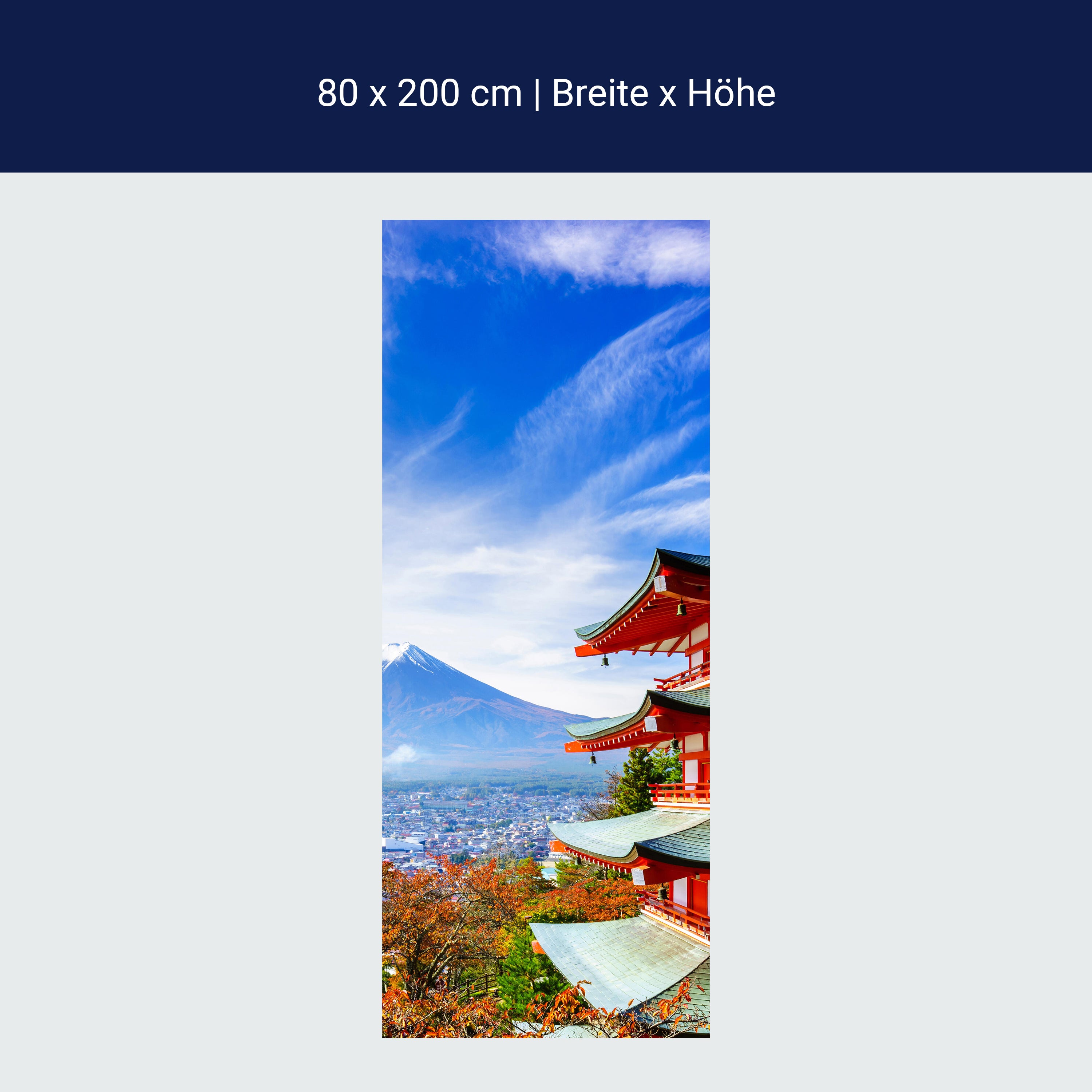 Türtapete Mount Fuji-Chureito Pagoda M0552 Türtapete Mount Fuji-Chureito Pagoda M0552