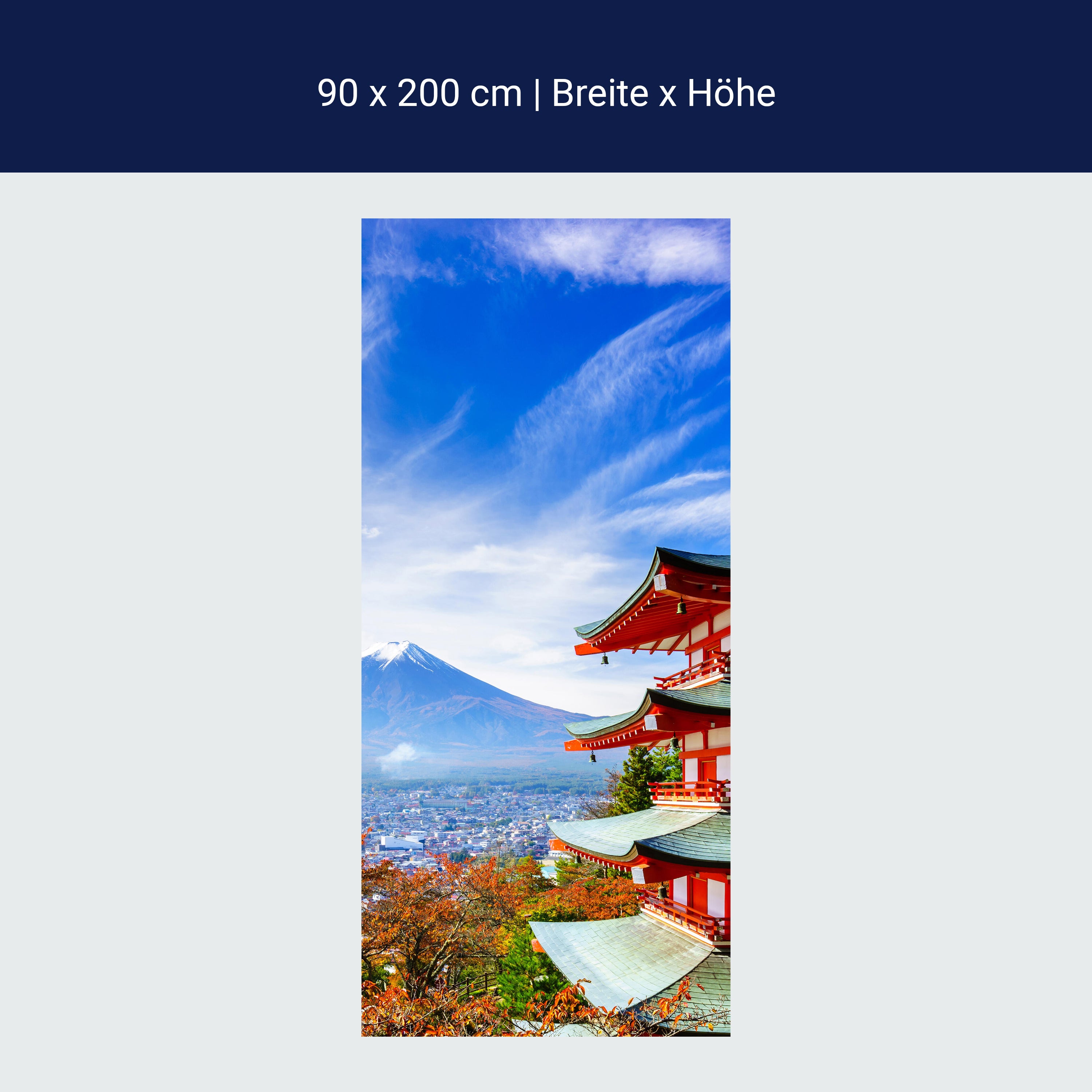 Türtapete Mount Fuji-Chureito Pagoda M0552 Türtapete Mount Fuji-Chureito Pagoda M0552