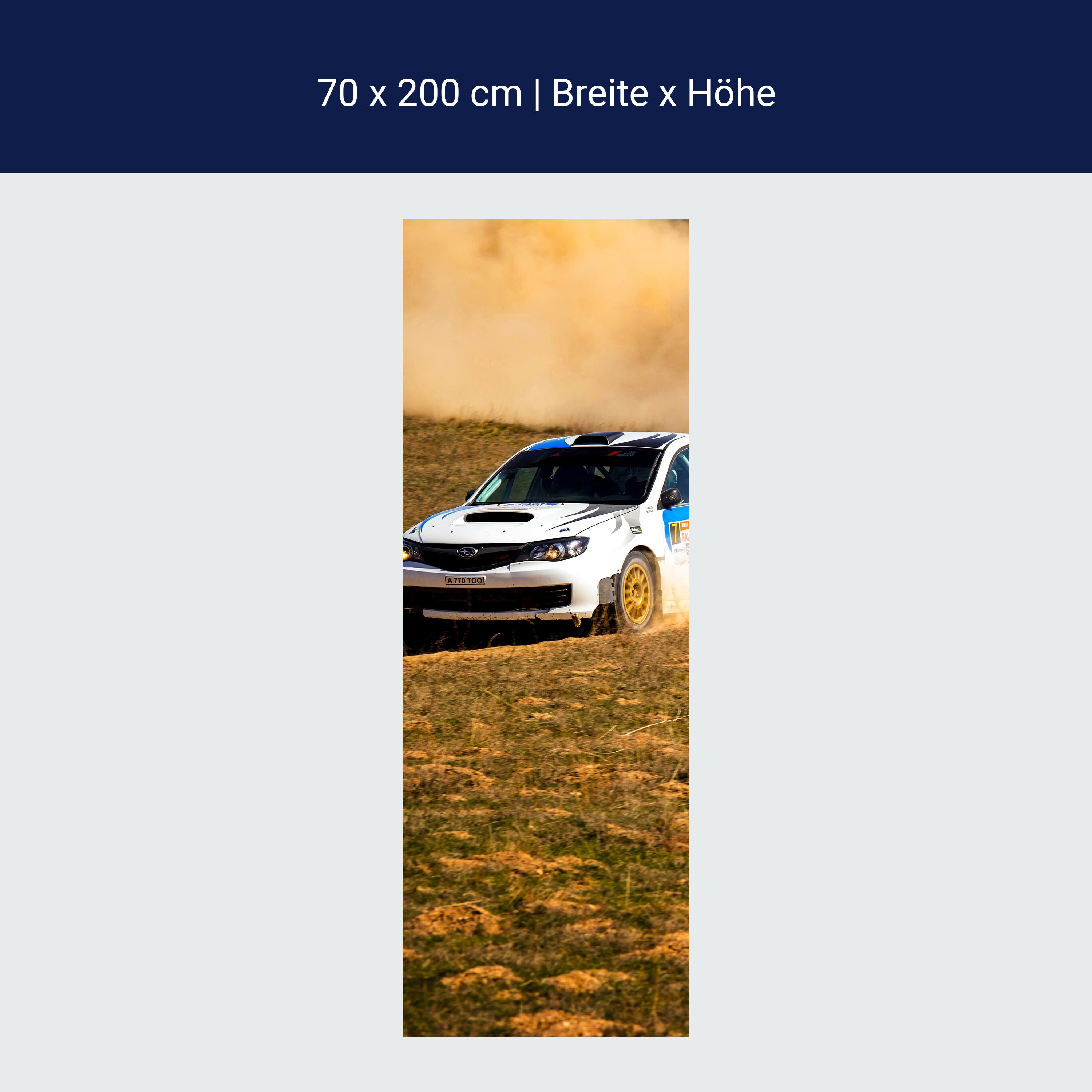 Türtapete Rallye Auto M0558 Türtapete Rallye Auto M0558