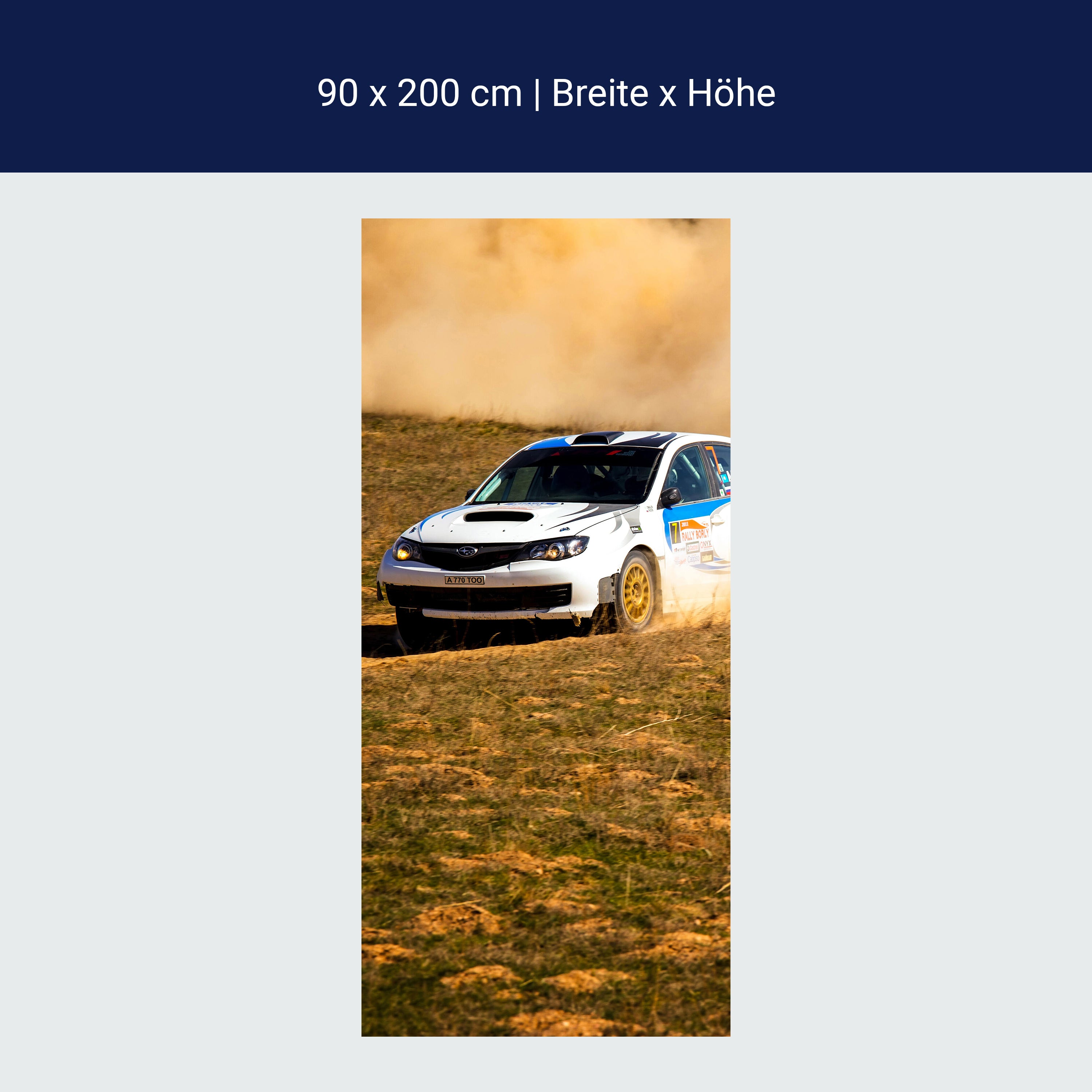 Türtapete Rallye Auto M0558 Türtapete Rallye Auto M0558