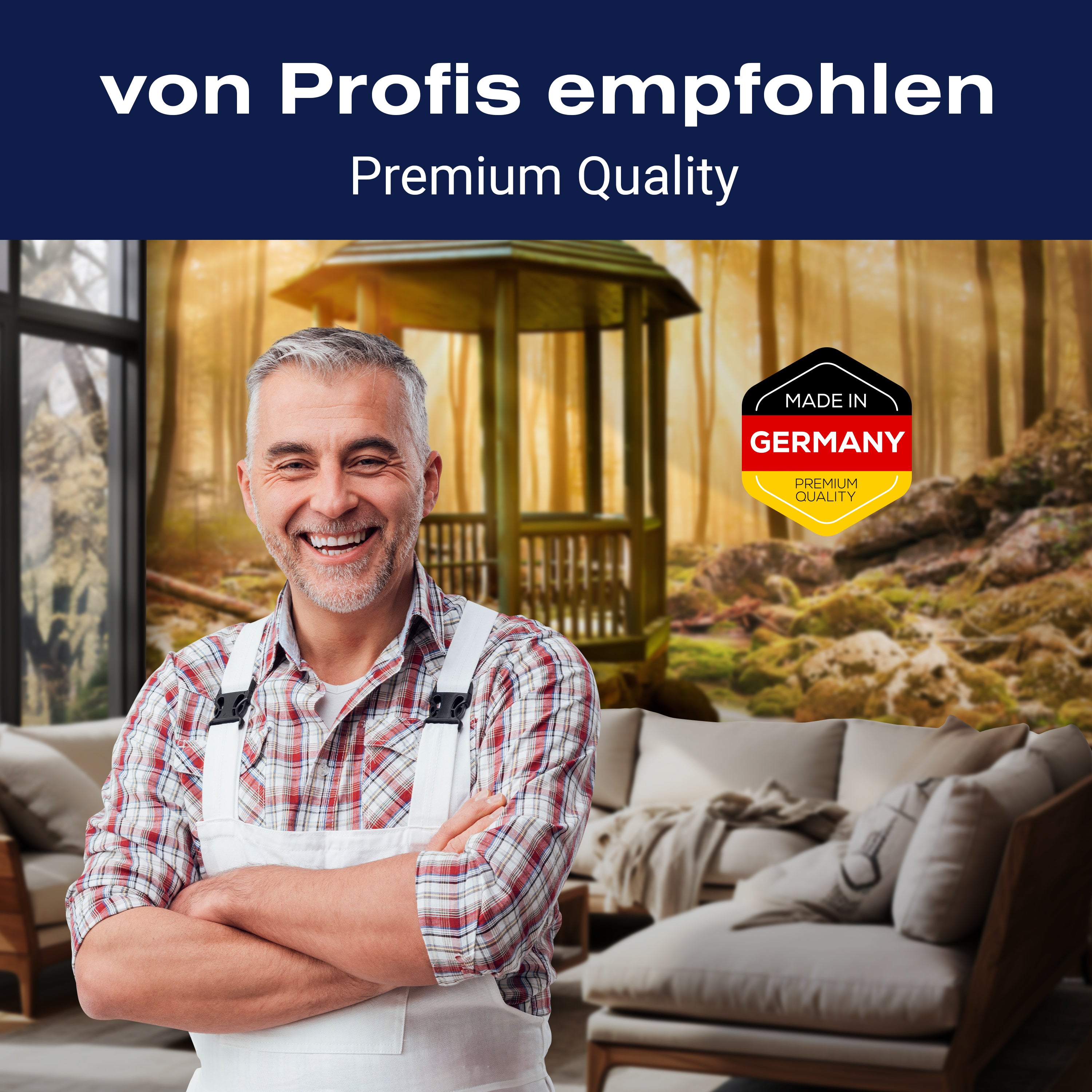 Fototapete Pavillon im Wald M0563 - Bild 5 Fototapete Pavillon im Wald M0563 - Bild 5