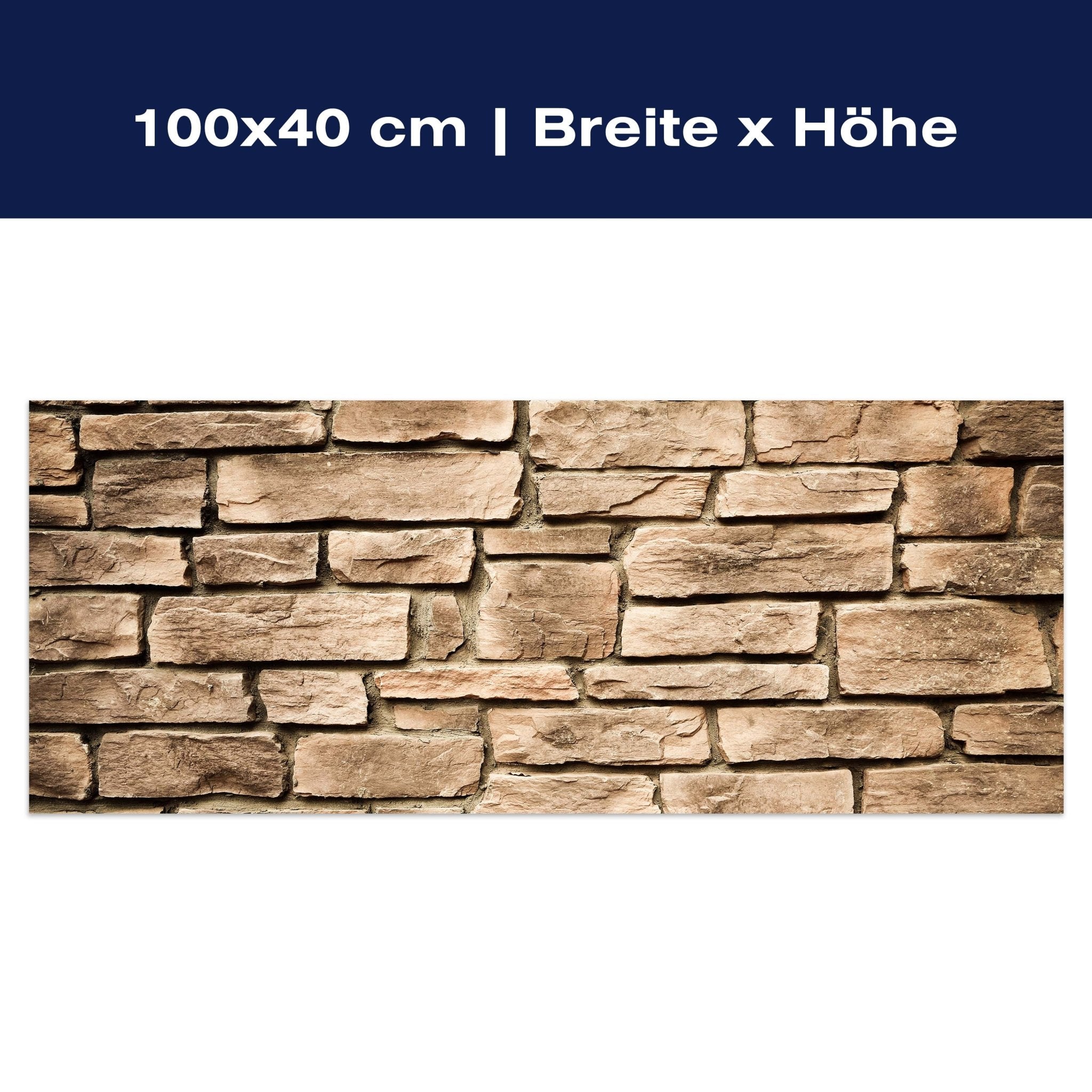 Leinwandbild Steinmauer M0565 Leinwandbild Steinmauer M0565