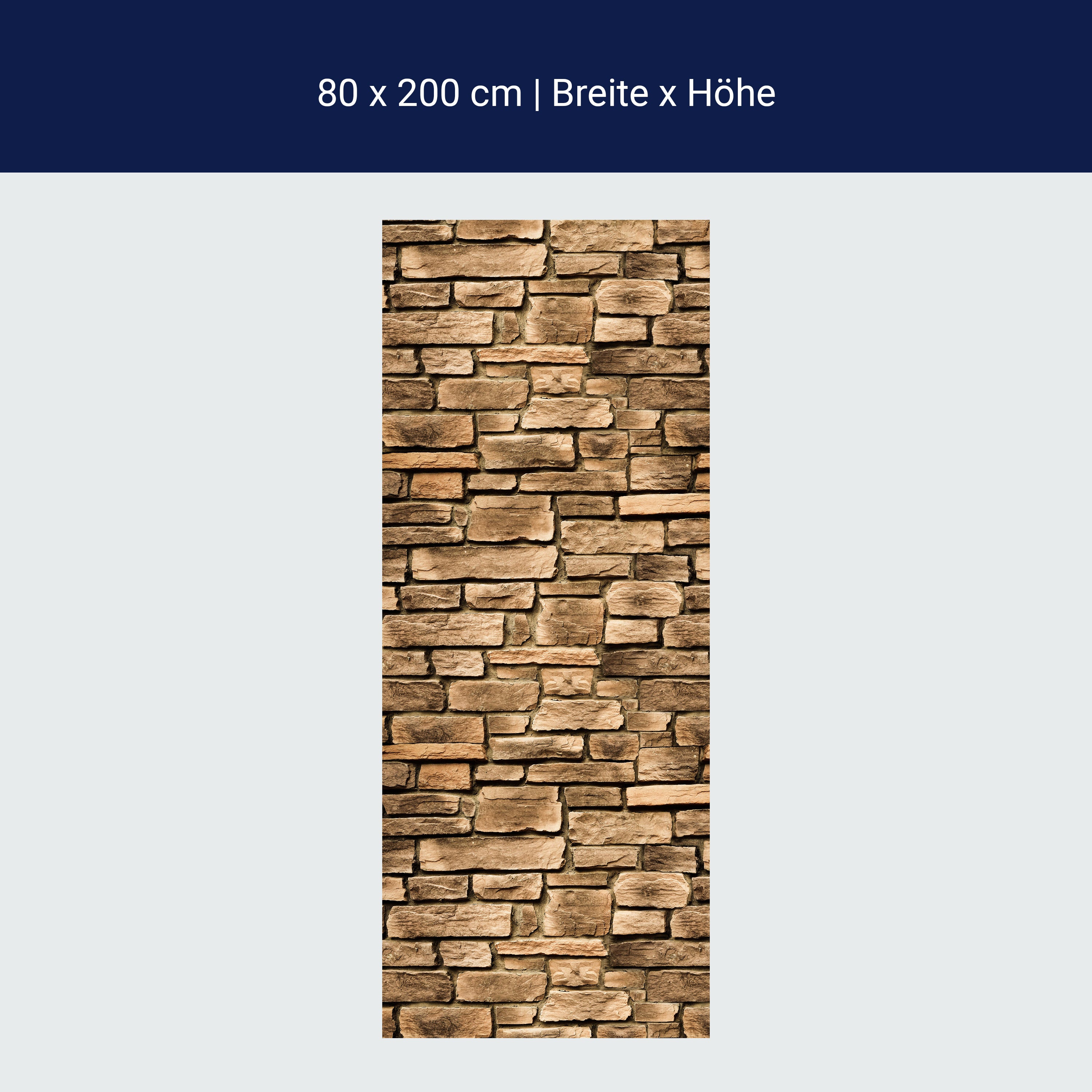 Türtapete Steinmauer M0565 Türtapete Steinmauer M0565