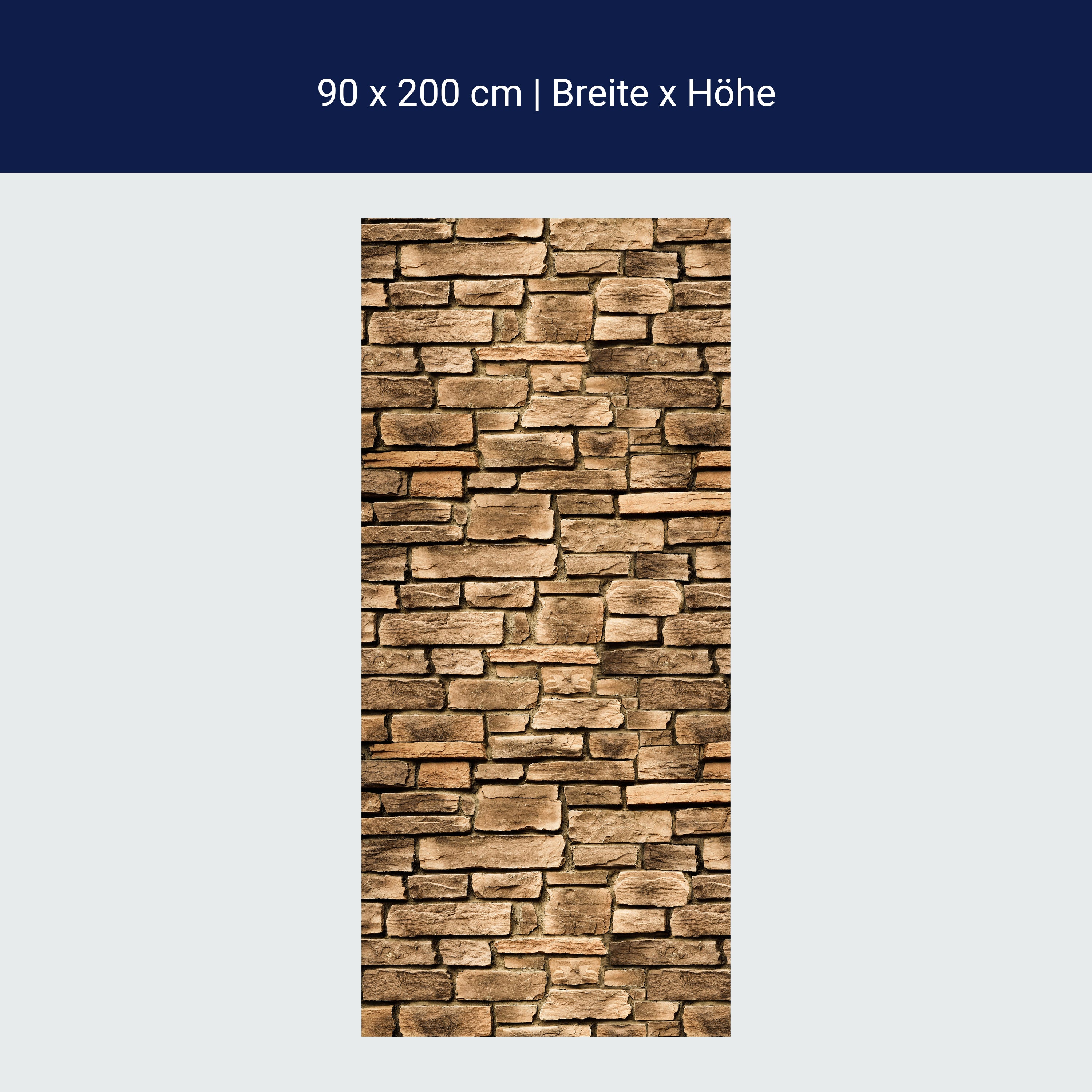 Türtapete Steinmauer M0565 Türtapete Steinmauer M0565