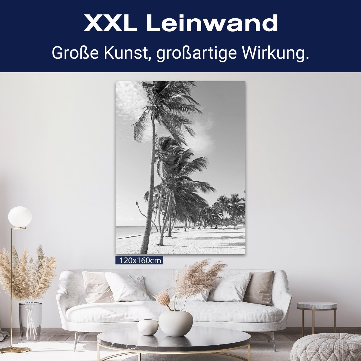 Leinwandbild Schwarz-Weiß, Strand M0567 kaufen - Bild 9 Leinwandbild Schwarz-Weiß, Strand M0567 kaufen - Bild 9