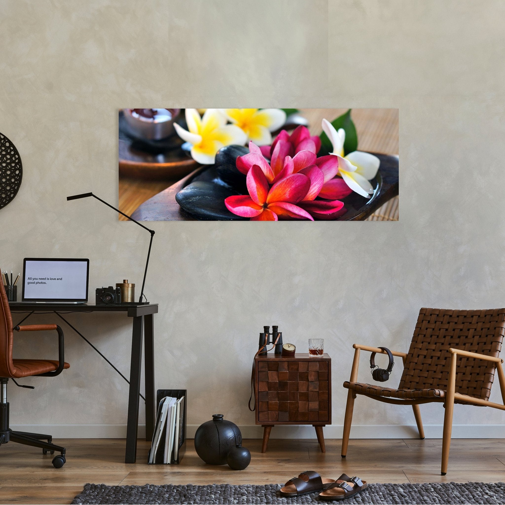 Leinwandbild Fangipani Blumen M0570 kaufen - Bild 2 Leinwandbild Fangipani Blumen M0570 kaufen - Bild 2