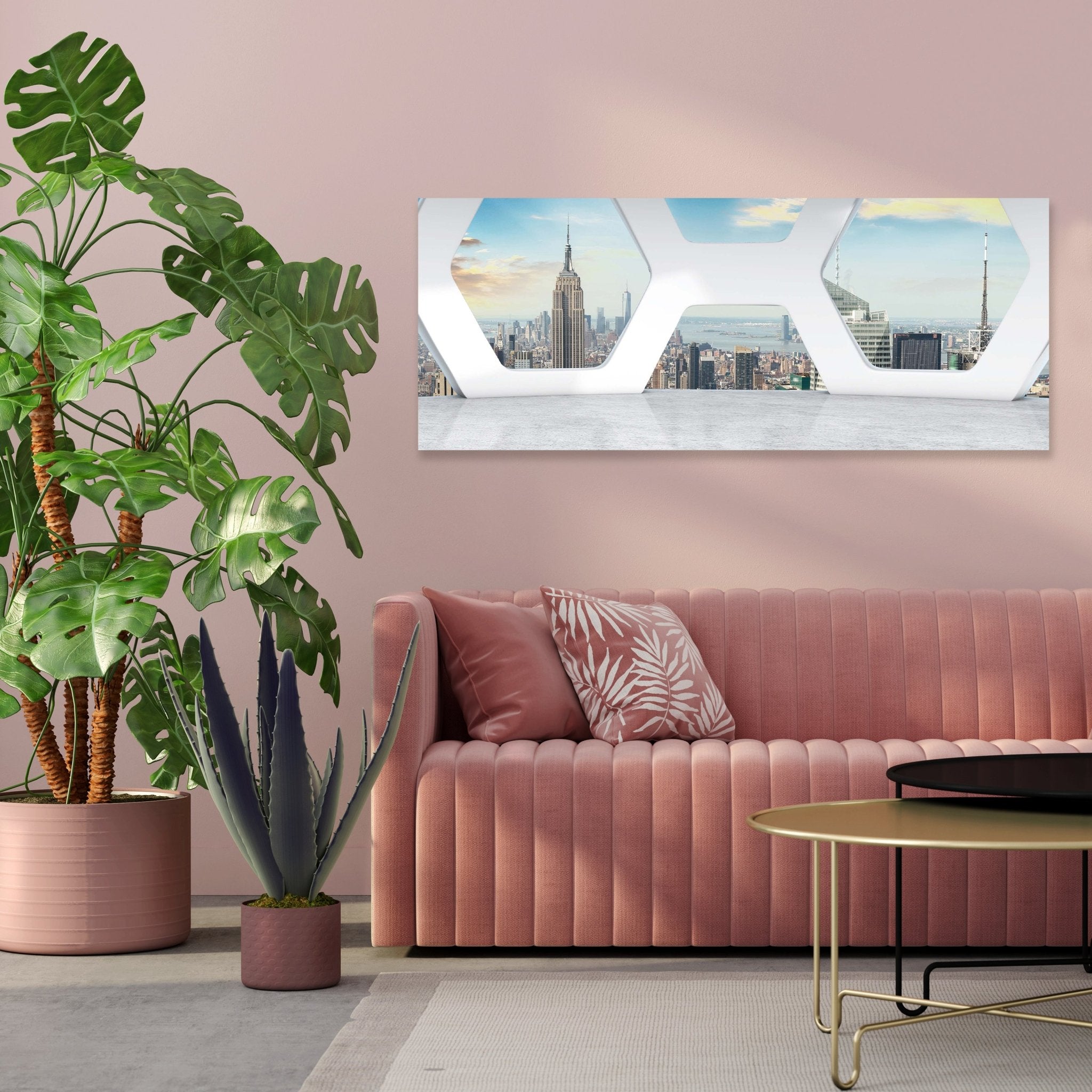 Leinwandbild Büro mit Blick auf Manhattan M0577 kaufen - Bild 3 Leinwandbild Büro mit Blick auf Manhattan M0577 kaufen - Bild 3