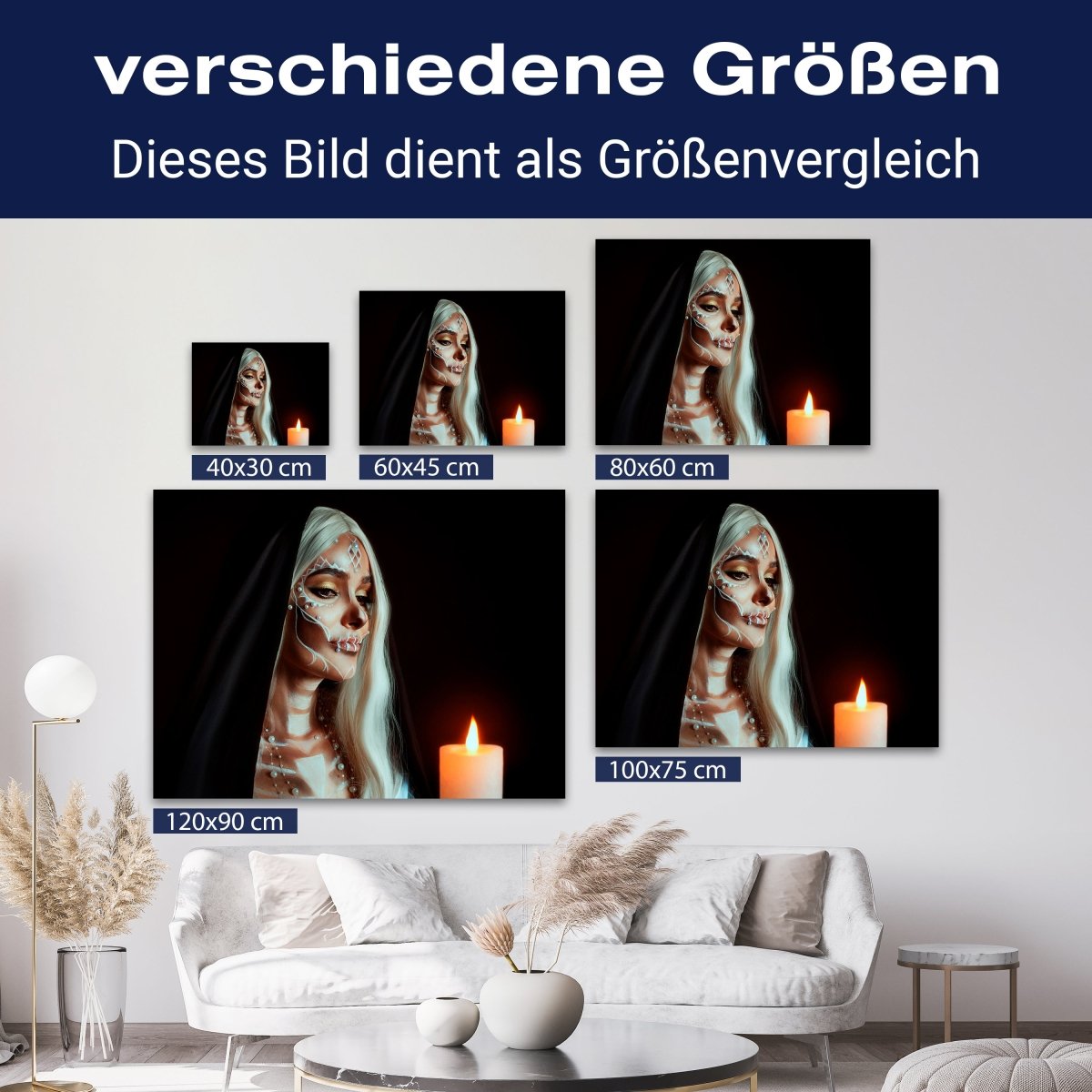 Leinwandbild Models, Frau, Gothic M0586 kaufen - Bild 8 Leinwandbild Models, Frau, Gothic M0586 kaufen - Bild 8