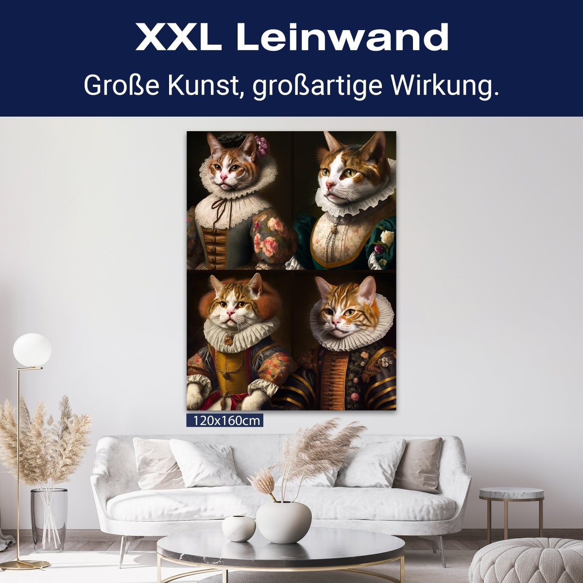 Leinwandbild Katzen, Vintage, Hochformat M0598 kaufen - Bild 9 Leinwandbild Katzen, Vintage, Hochformat M0598 kaufen - Bild 9
