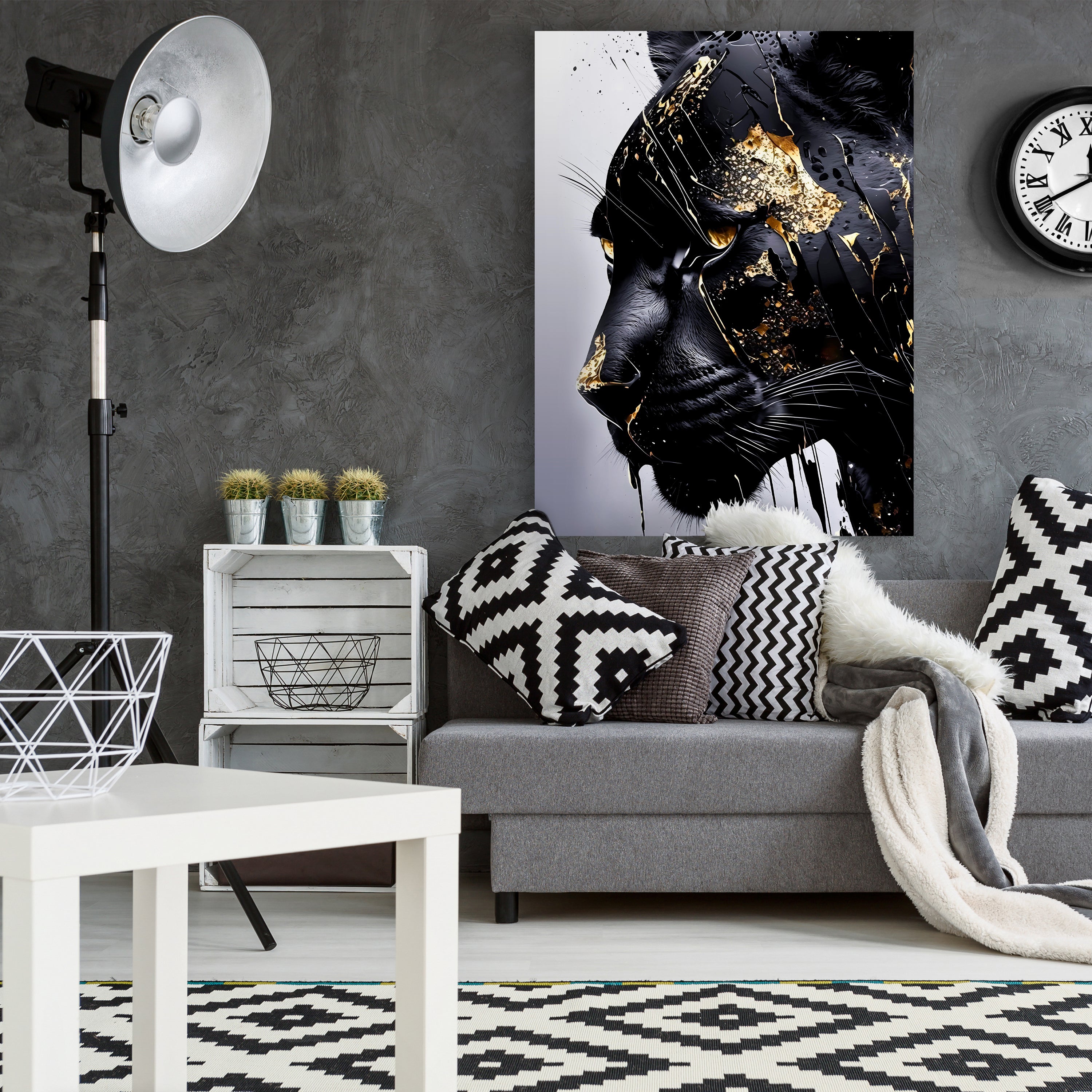 Leinwandbild Fantasy, Panther, Hochformat M0600 kaufen - Bild 2 Leinwandbild Fantasy, Panther, Hochformat M0600 kaufen - Bild 2