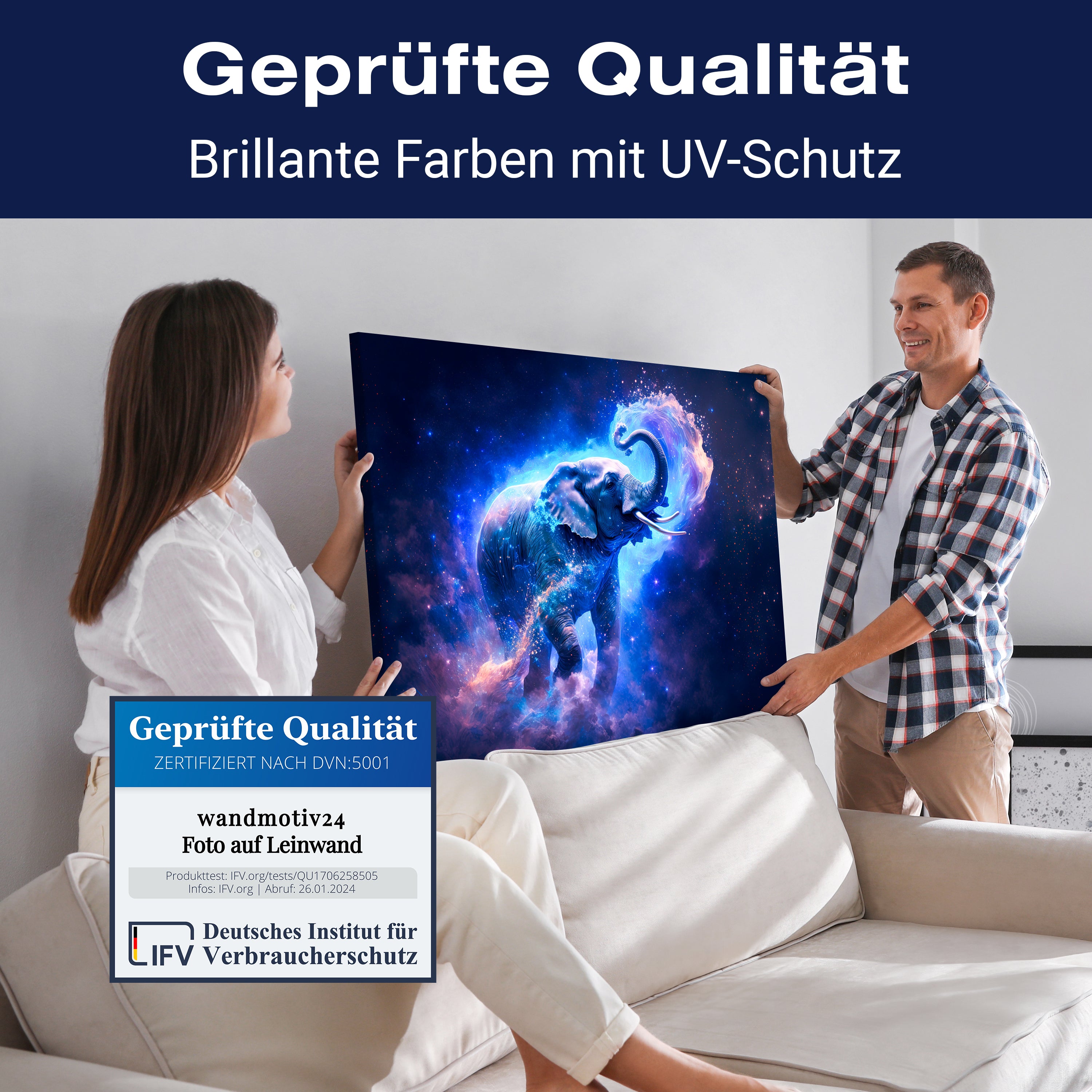 Leinwandbild Fantasy, Elefant, Querformat M0604 kaufen - Bild 4 Leinwandbild Fantasy, Elefant, Querformat M0604 kaufen - Bild 4