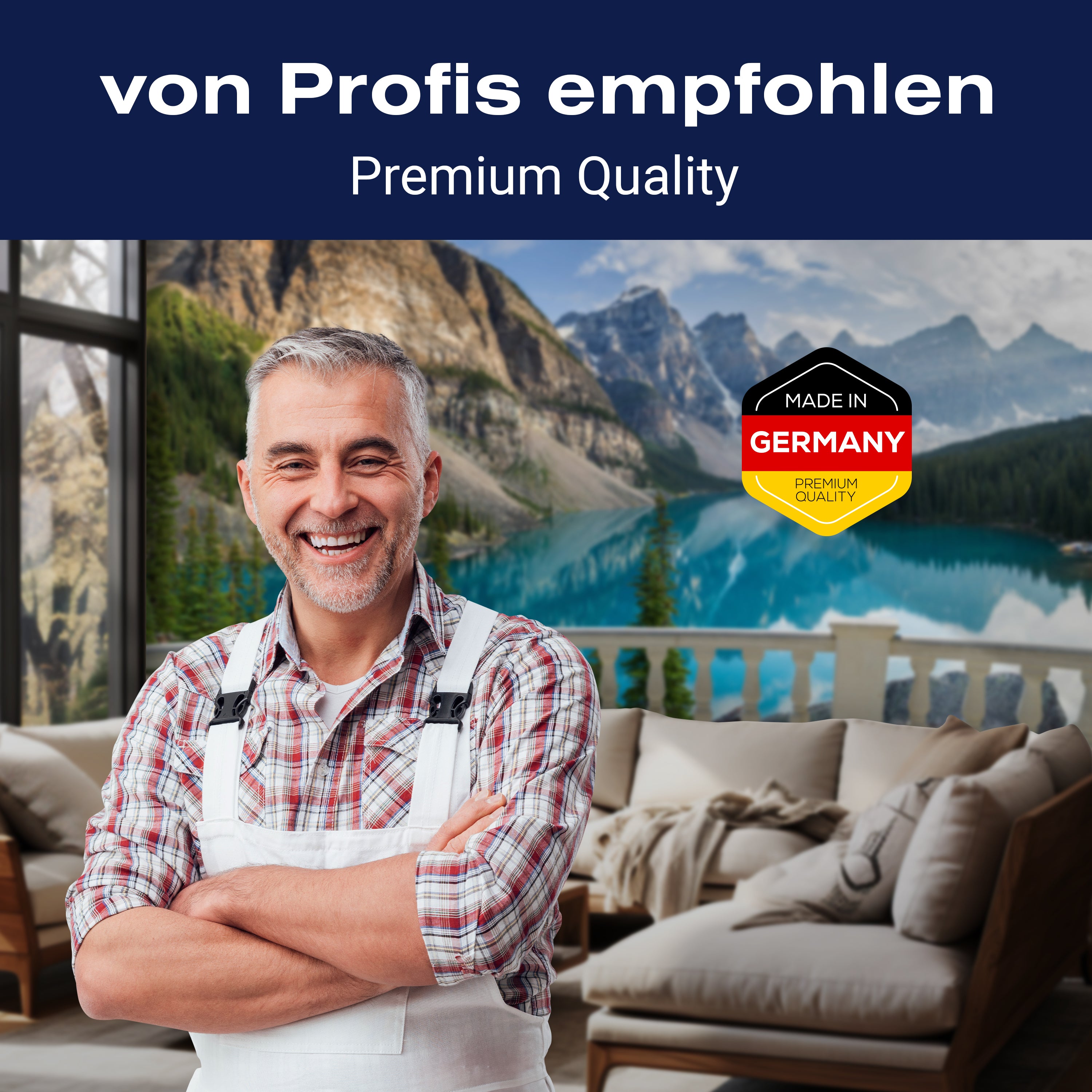 Fototapete Blick vom Balkon - Rocky Mountains Kanada M0605 - Bild 5 Fototapete Blick vom Balkon - Rocky Mountains Kanada M0605 - Bild 5