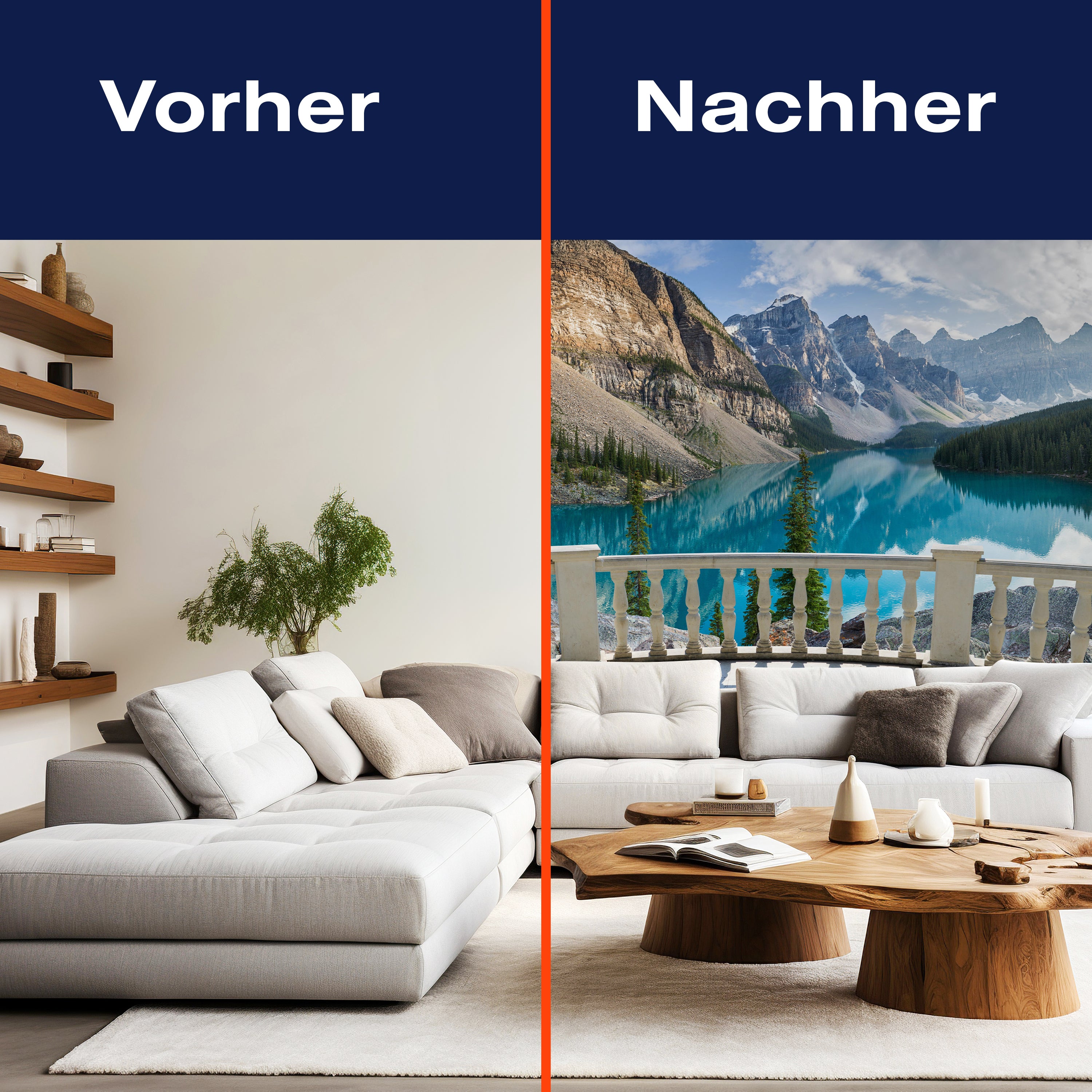 Fototapete Blick vom Balkon - Rocky Mountains Kanada M0605 - Bild 9 Fototapete Blick vom Balkon - Rocky Mountains Kanada M0605 - Bild 9