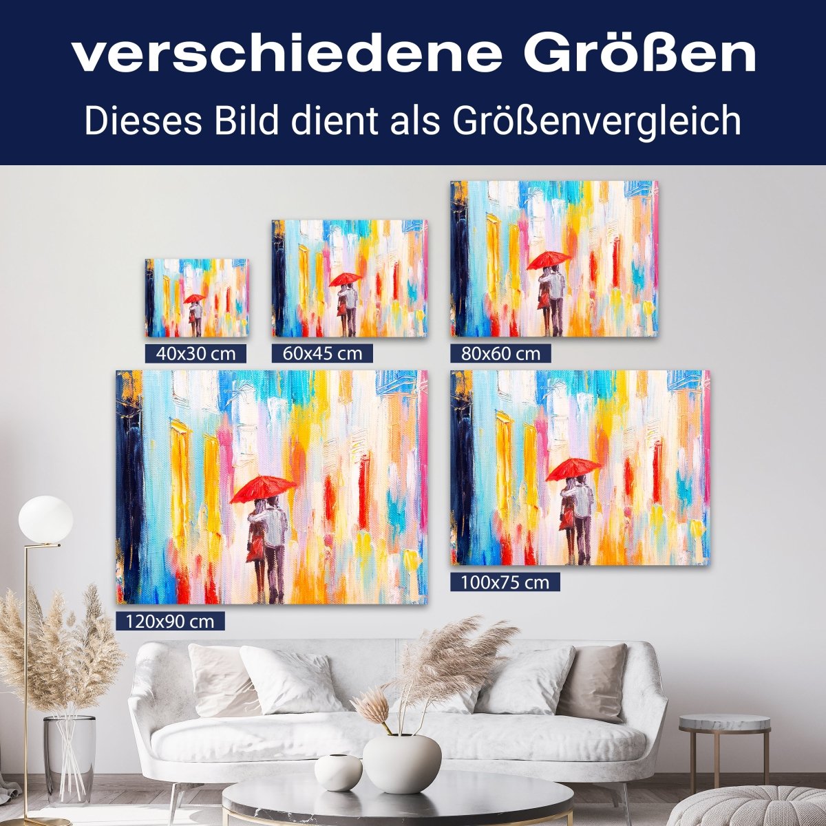 Leinwandbild Malerei, Paar, Querformat M0609 kaufen - Bild 8 Leinwandbild Malerei, Paar, Querformat M0609 kaufen - Bild 8