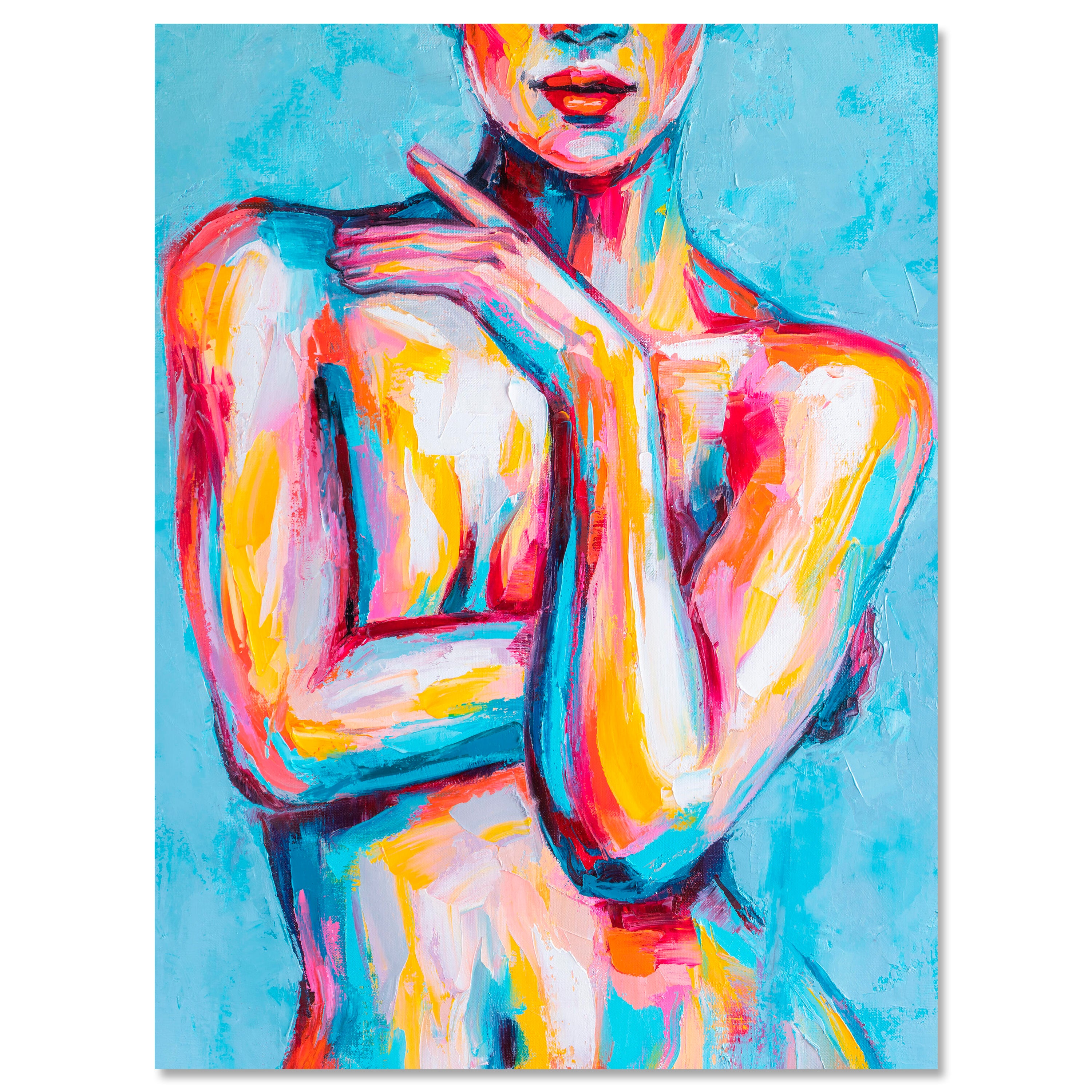 Leinwandbild Malerei, Frau, Hochformat M0616 kaufen - Bild 1 Leinwandbild Malerei, Frau, Hochformat M0616 kaufen - Bild 1