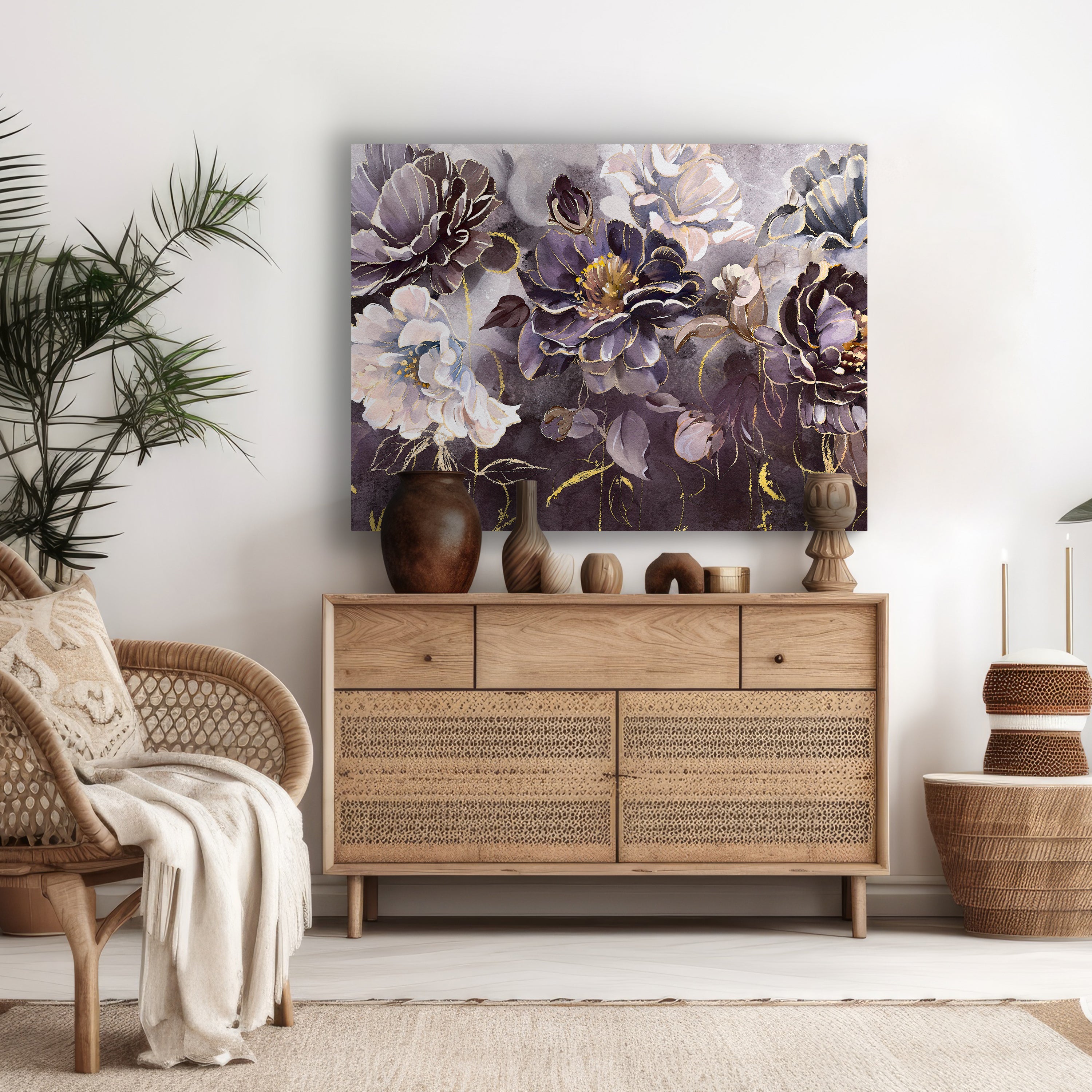 Leinwandbild Malerei, Blumen, Blüten, Querformat M0620 kaufen - Bild 2 Leinwandbild Malerei, Blumen, Blüten, Querformat M0620 kaufen - Bild 2