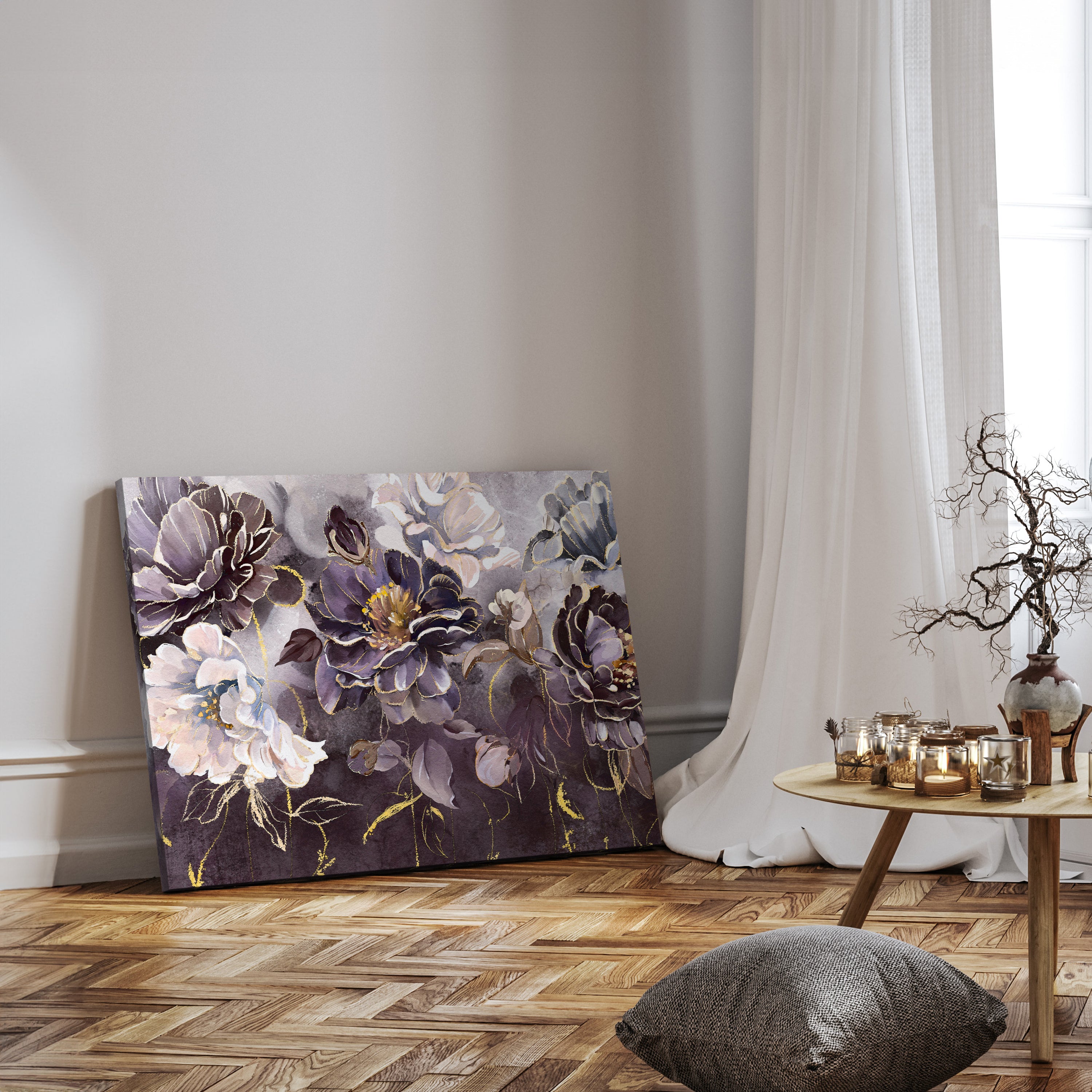 Leinwandbild Malerei, Blumen, Blüten, Querformat M0620 kaufen - Bild 3 Leinwandbild Malerei, Blumen, Blüten, Querformat M0620 kaufen - Bild 3