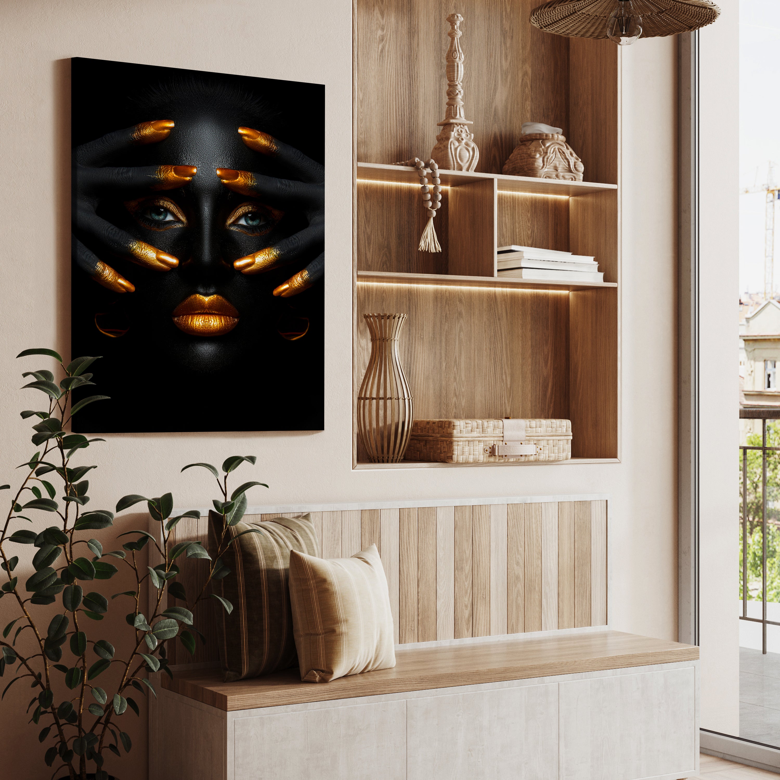 Leinwandbild Gold Collection, Frau, Hochformat M0643 kaufen - Bild 3 Leinwandbild Gold Collection, Frau, Hochformat M0643 kaufen - Bild 3